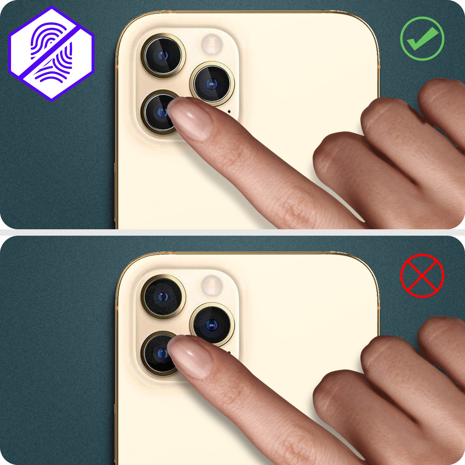 TECHGEAR [2 Pezzi] Vetro Temperato 3D Per IPhone 12/12 Pro - Protezione Completa Antigraffio 9H, Trasparente