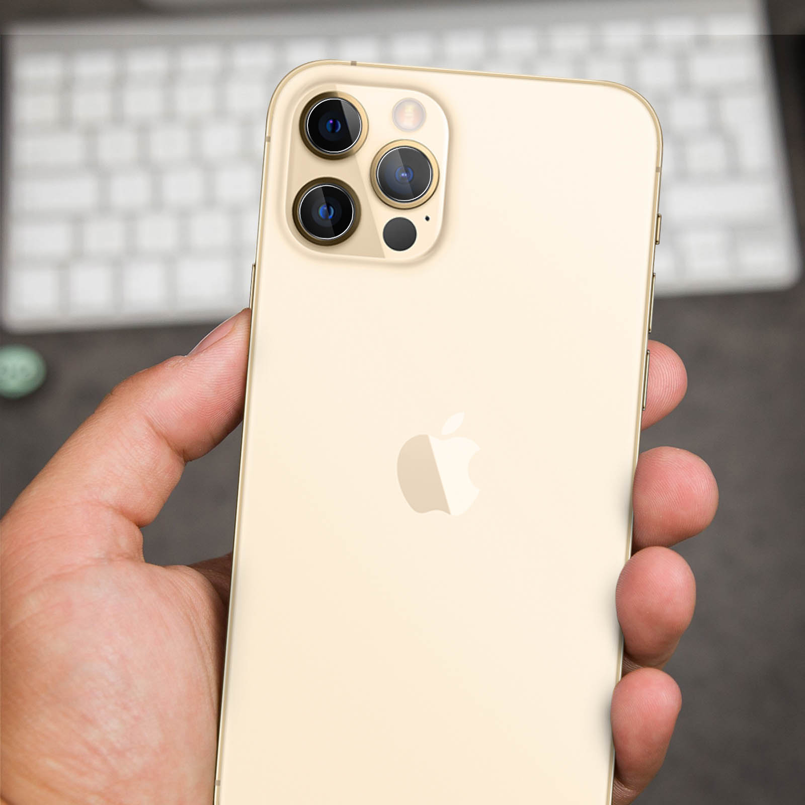TECHGEAR [2 Pezzi] 3D Pellicola Vetro Temperato per iPhone 12 / iPhone