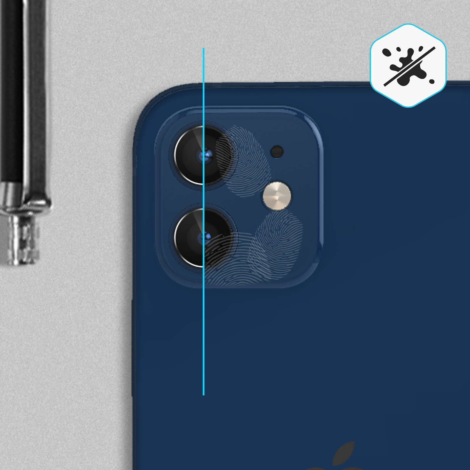 Protezione Fotocamera In Vetro Temperato Per IPhone 12 Pro (6.1") – 2 Pezzi, Copertura Completa 9H - 3