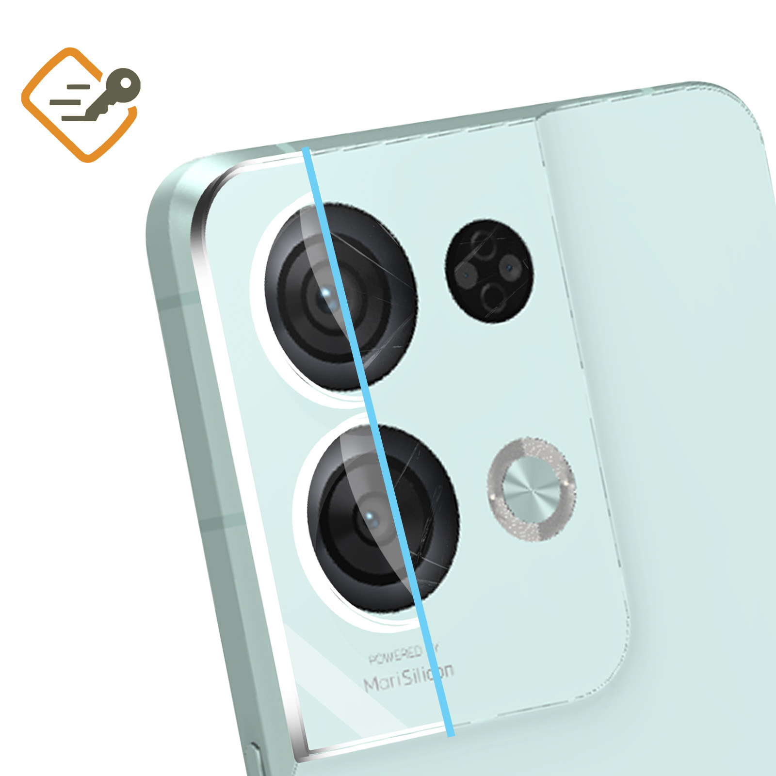 Vetro Temperato Opaco Per Oppo Reno 8 Pro (2 Pezzi) - Durezza 9H, Antiriflesso E Anti-Impronte - Pellicola Salvaschermo