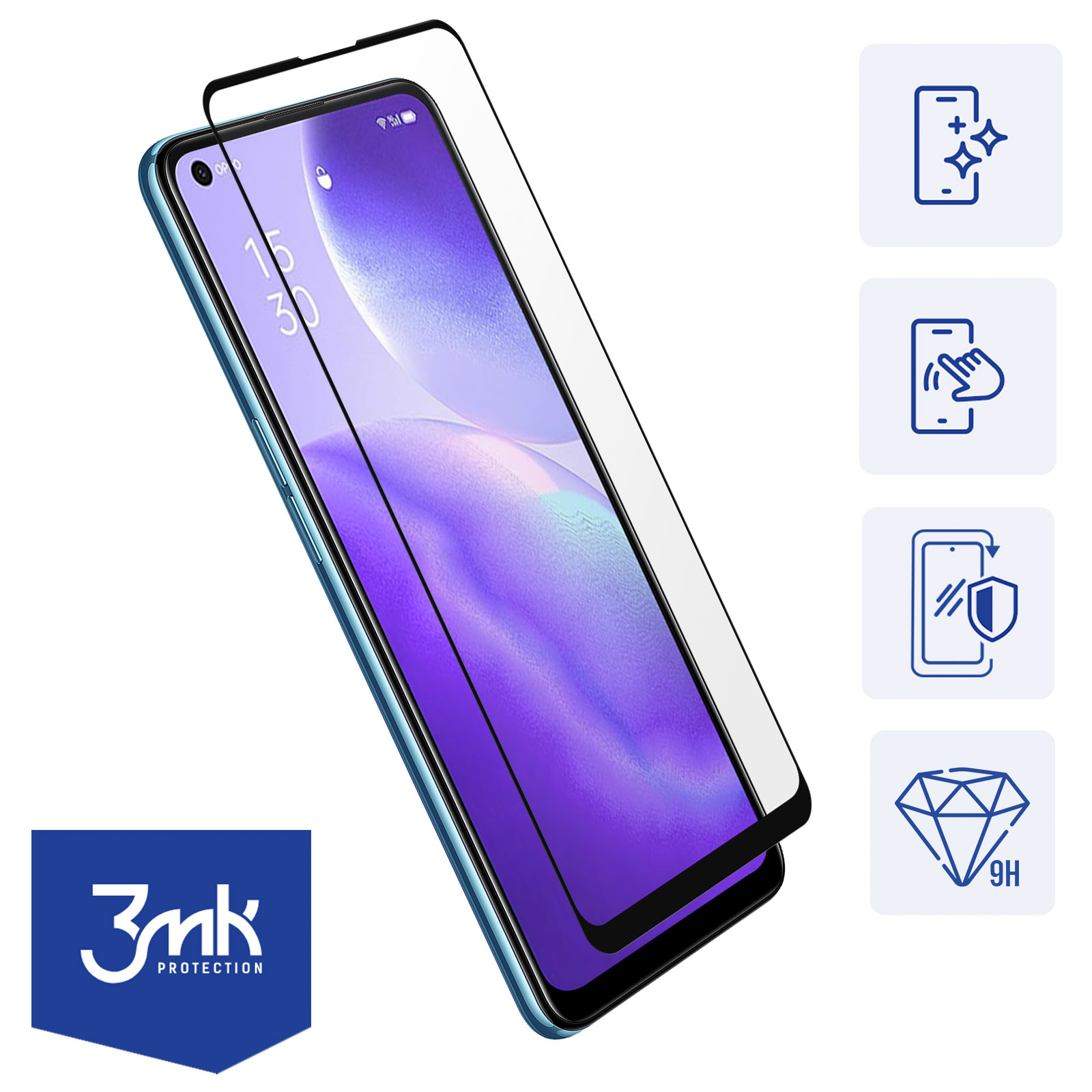 Nvskvd Pellicola Protettiva In Idrogel Per Oppo Find X3 Lite, 3 Pezzi Trasparente HD Morbida TPU Pellicola Protettiva Per Display ID Impronte - Foto 6