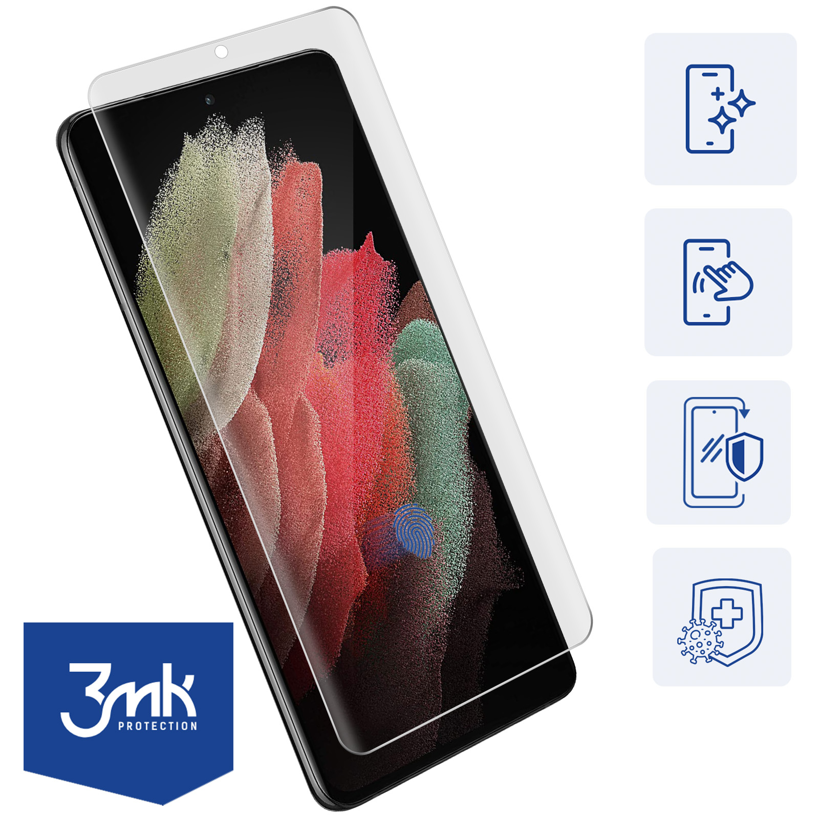 CADORABO - 3x Pellicola Di Armatura Compatibile Con Samsng Galaxy A21