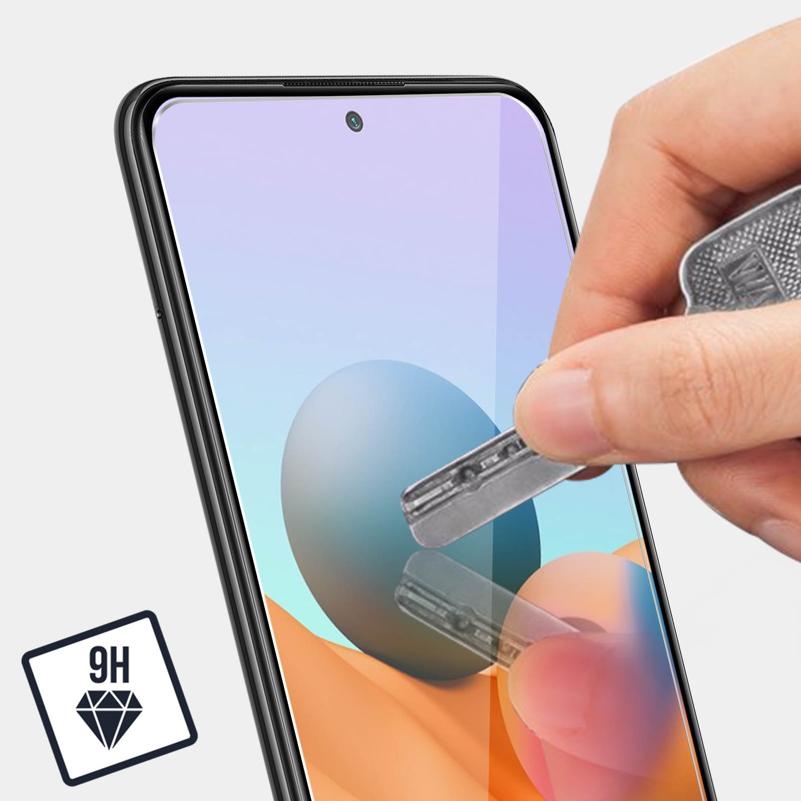 FOREVER - Vetro Temperato Xiaomi Redmi Note 10 / Note 10s Durezza 9h Trasparente