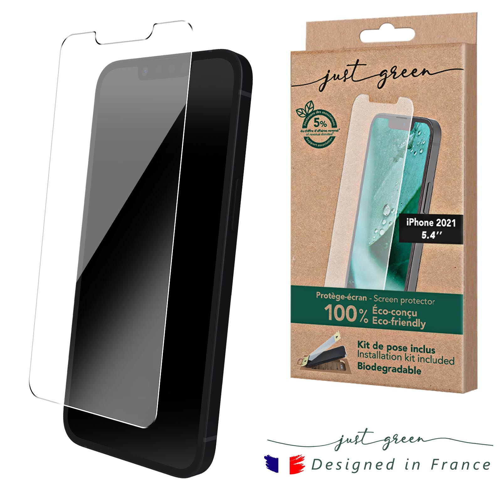 OtterBox Panzerglas Für IPhone 13 Mini – Displayschutz, Kratzfest, Blasenfrei – 2 Stück