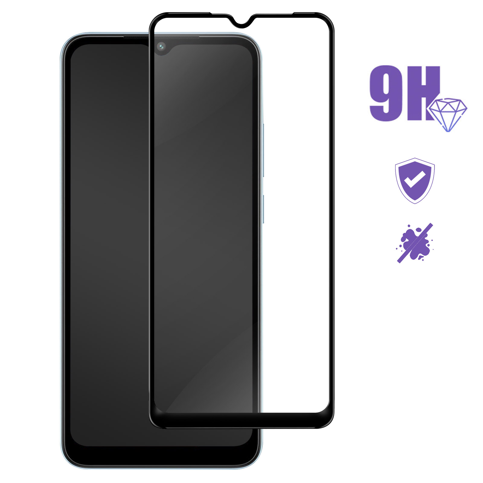 2x Pellicola per Xiaomi Mi A1 Protettiva Protezione Vetro Flessibile 9H dipos