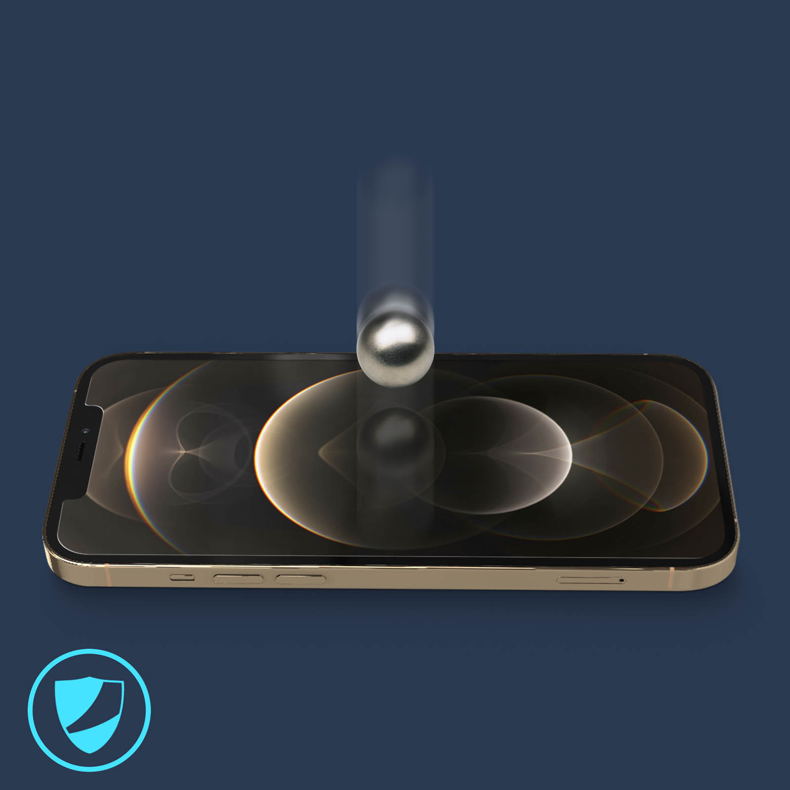 MediaDevil Pellicola In Vetro Temperato Per IPhone 12 Pro Max (6.7"), 2 Pezzi, Con Cornice Di Posizionamento, Trasparente E Resistente - 2
