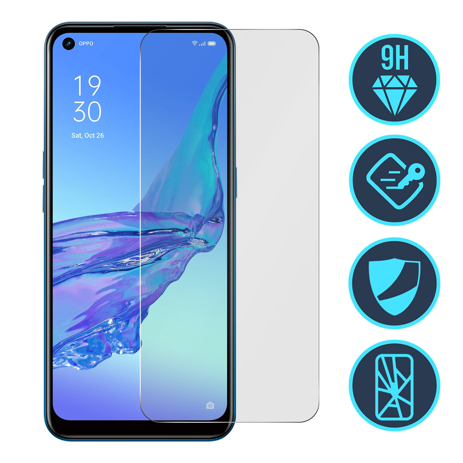 REY Pack 2X Pellicola salvaschermo 3D per iPhone XR