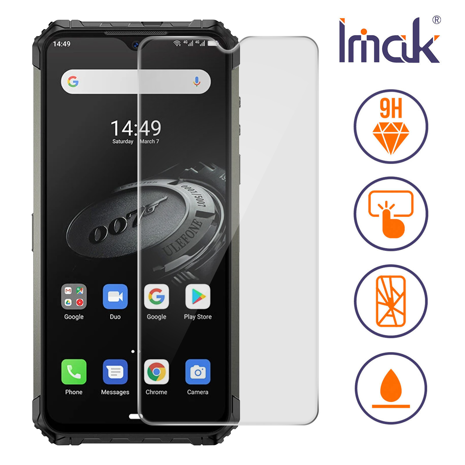 Coque Ulefone Note 9P + 2 Protections Écran - Antichoc Motif Fleurs Roses