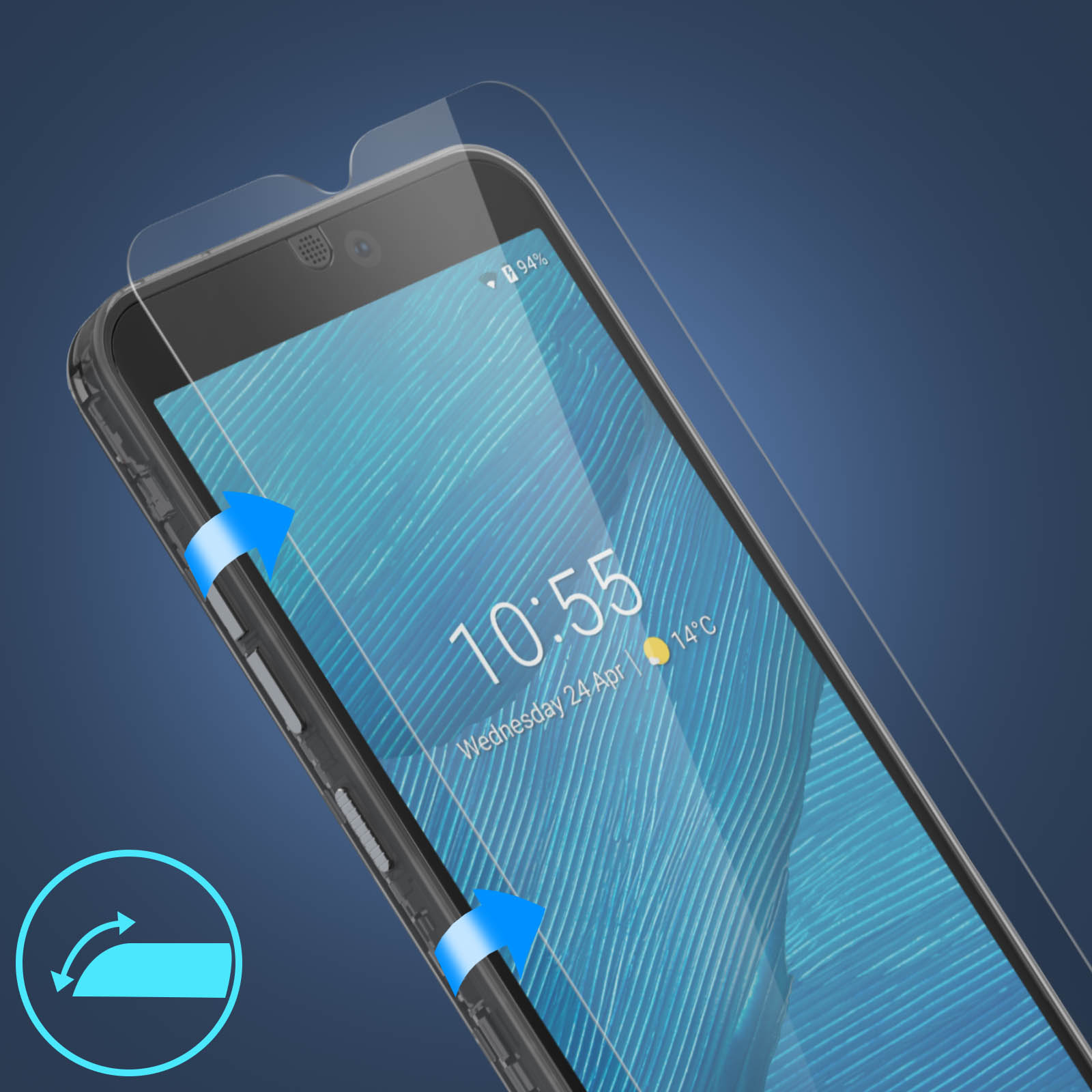 Pellicola protettiva in Vetro Temperato Durezza 9H, ultra resistente - Trasparente per Fairphone 3 - Italiano