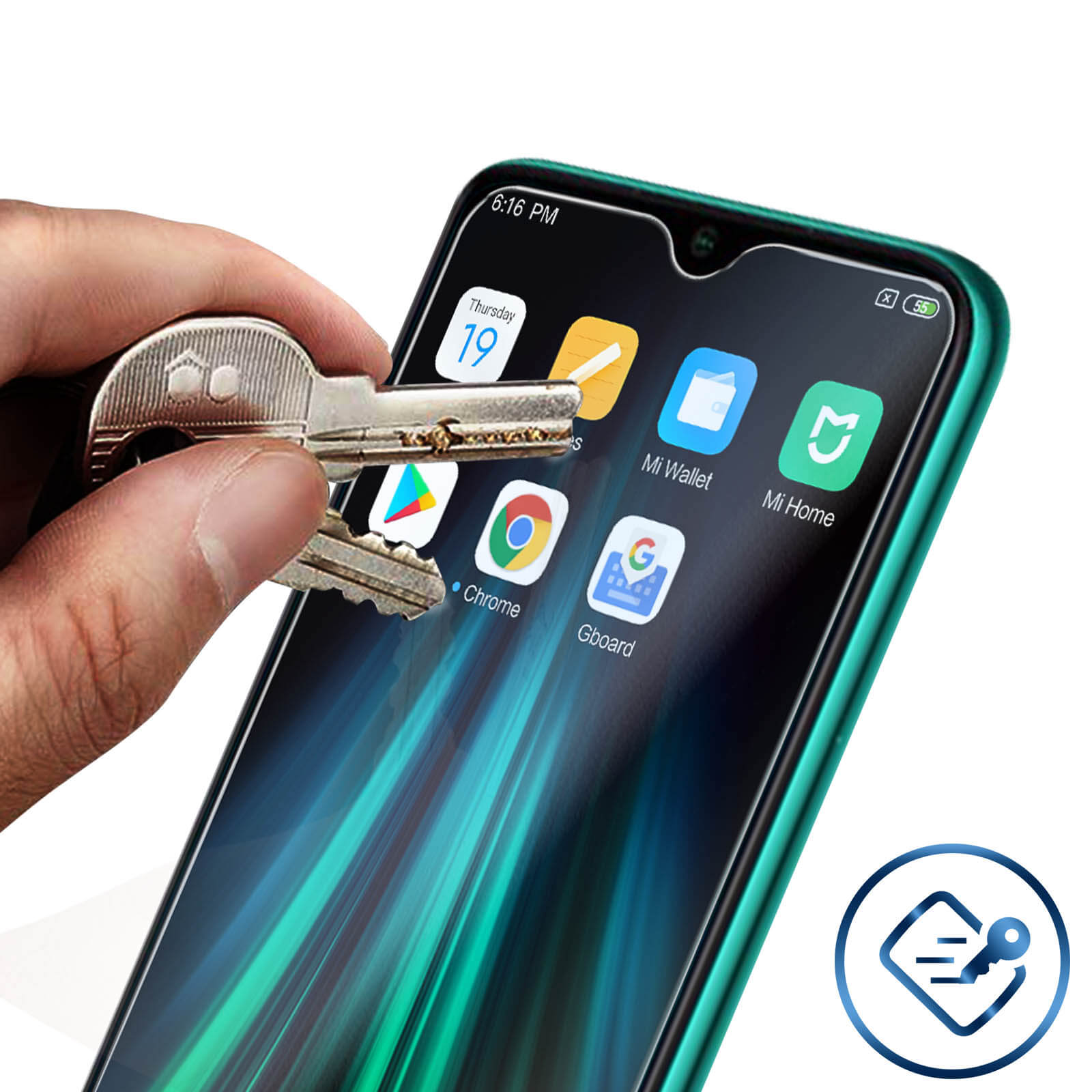 Pellicola In Vetro Temperato Per Xiaomi Redmi Note 8 Pro – 2 Pezzi – Durezza 9H, Anti Impronte – Copertura Totale Nera - 5