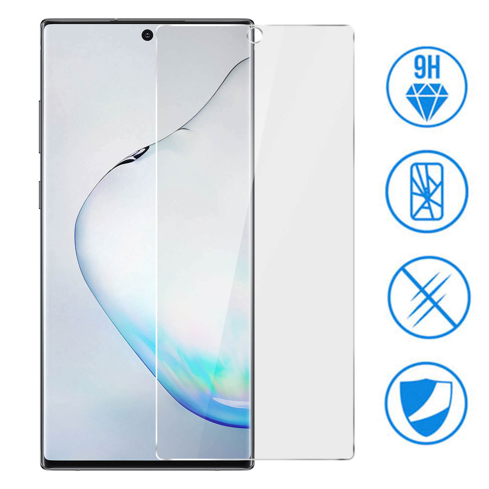 BPFY - Vitre de protection BLANC Pour Samsung Note 8 - Couverture BPFY - Vitre de protection BLANC Pour Samsung Note 8 - Couverture