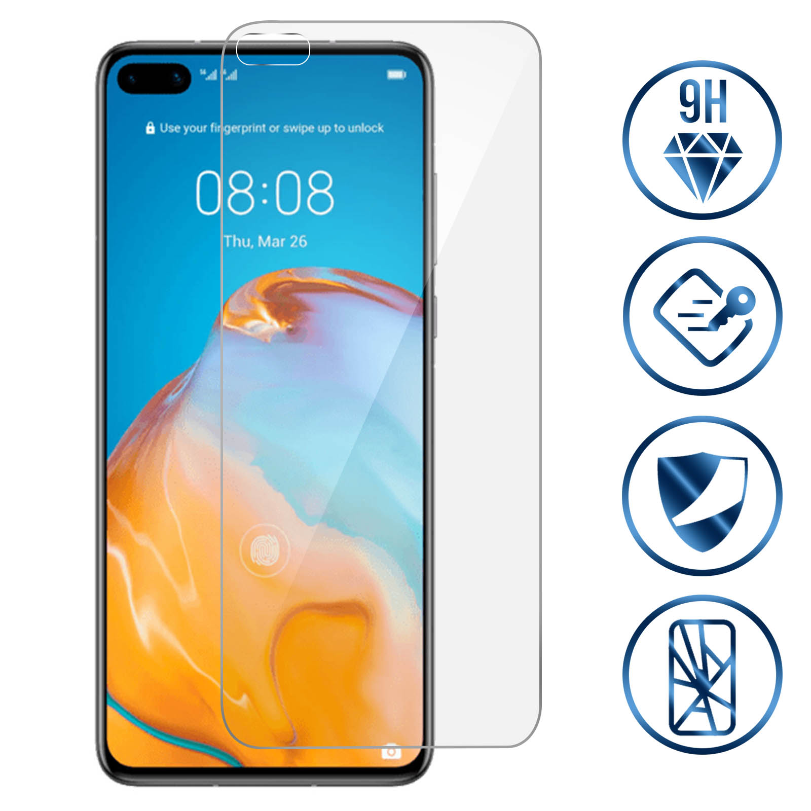 4 Pezzi] VETRO TEMPERATO PER HUAWEI NOVA LITE PLUS PELLICOLA PROTEGGI SCHERMO