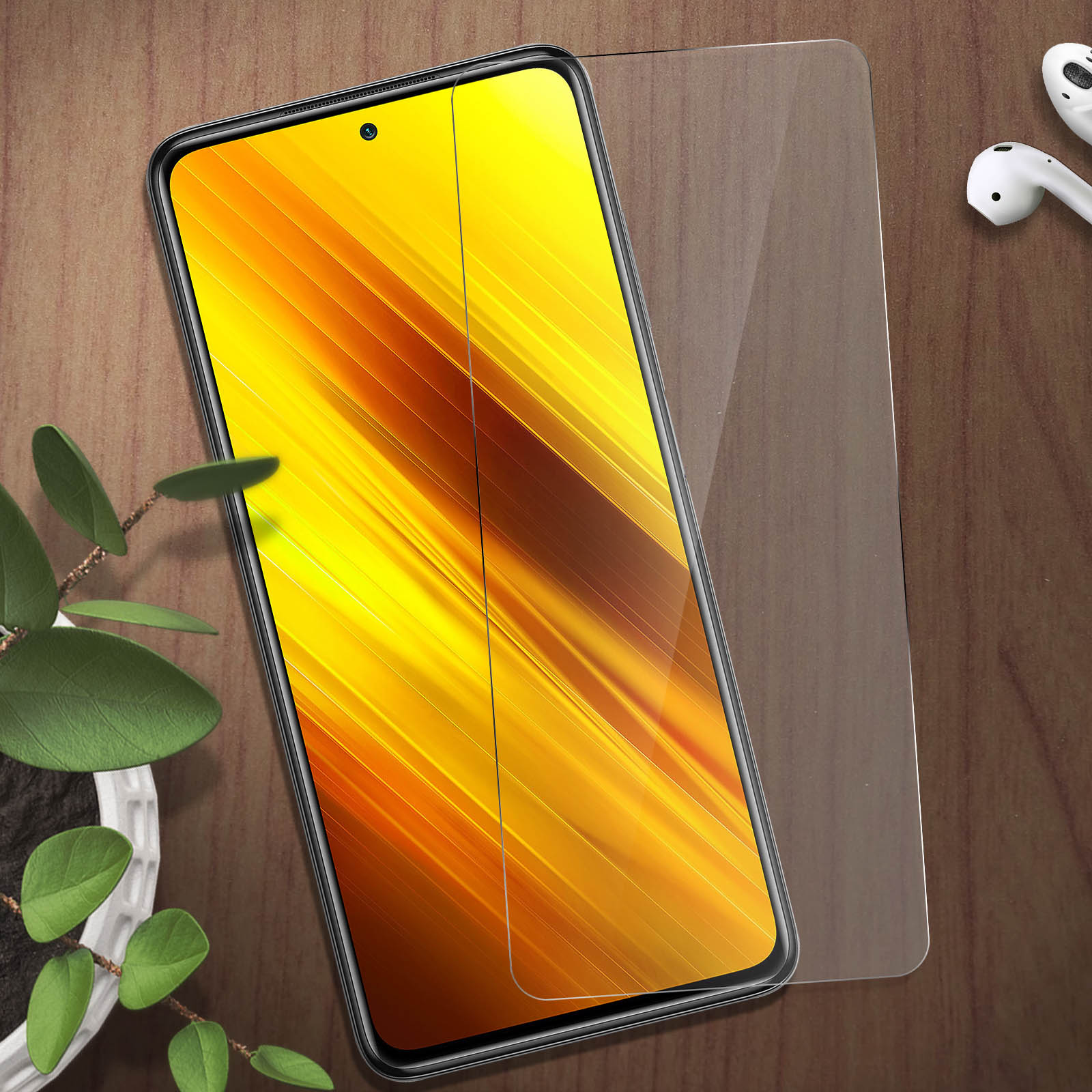 3 Films De Protection Verre Trempé Pour Xiaomi Poco X7 Pro 5G + 3 Protecteurs Caméra - Dureté 9H, Anti-traces - 3