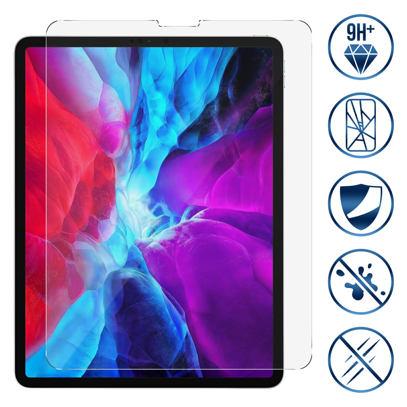 Étui Clavier AZERTY Français Pour IPad Pro 12.9 (2018-2022) - Clavier Bluetooth Magnétique Amovible Jaune - 7