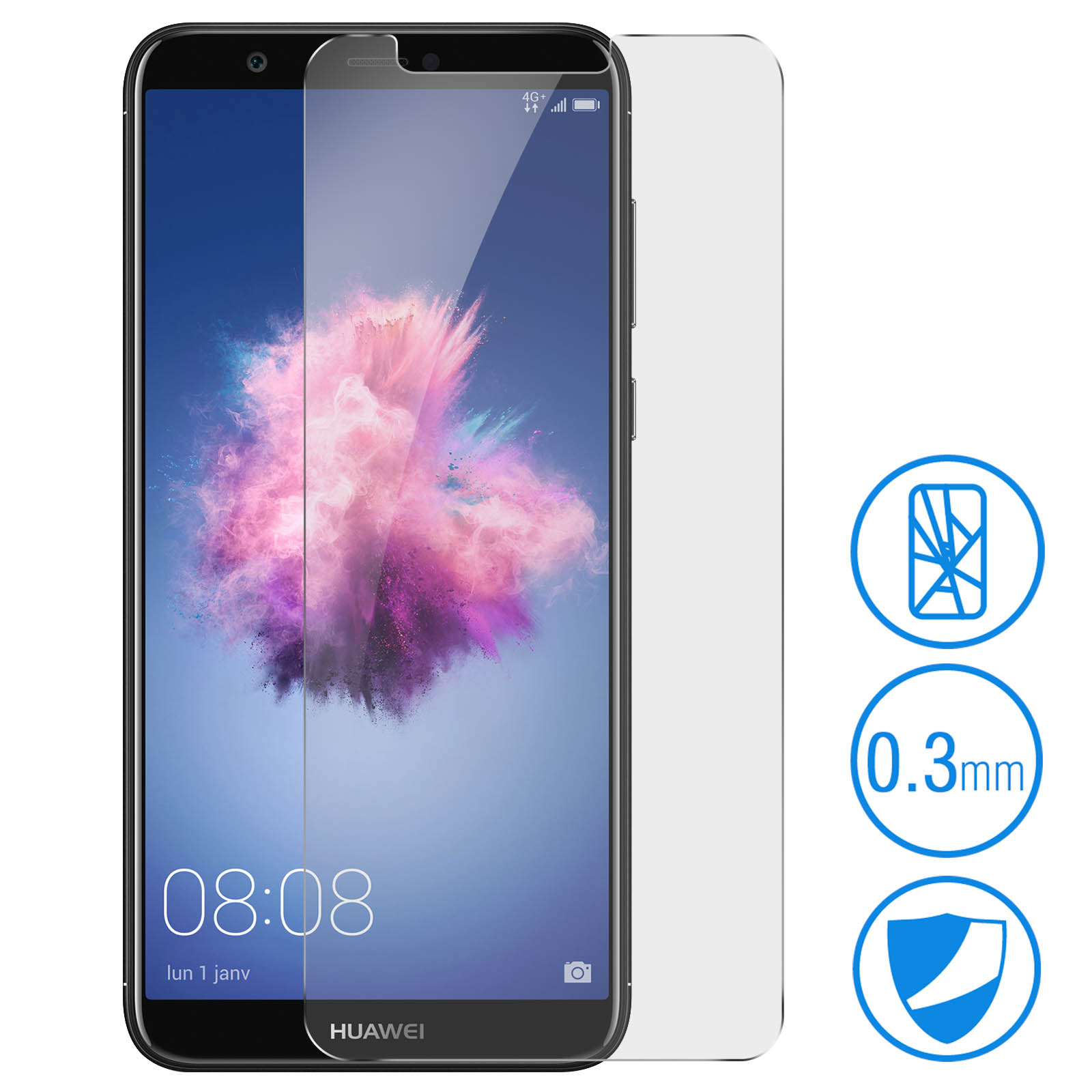 Pellicola Protettiva Vetro per Huawei P smart 2020 Protezione