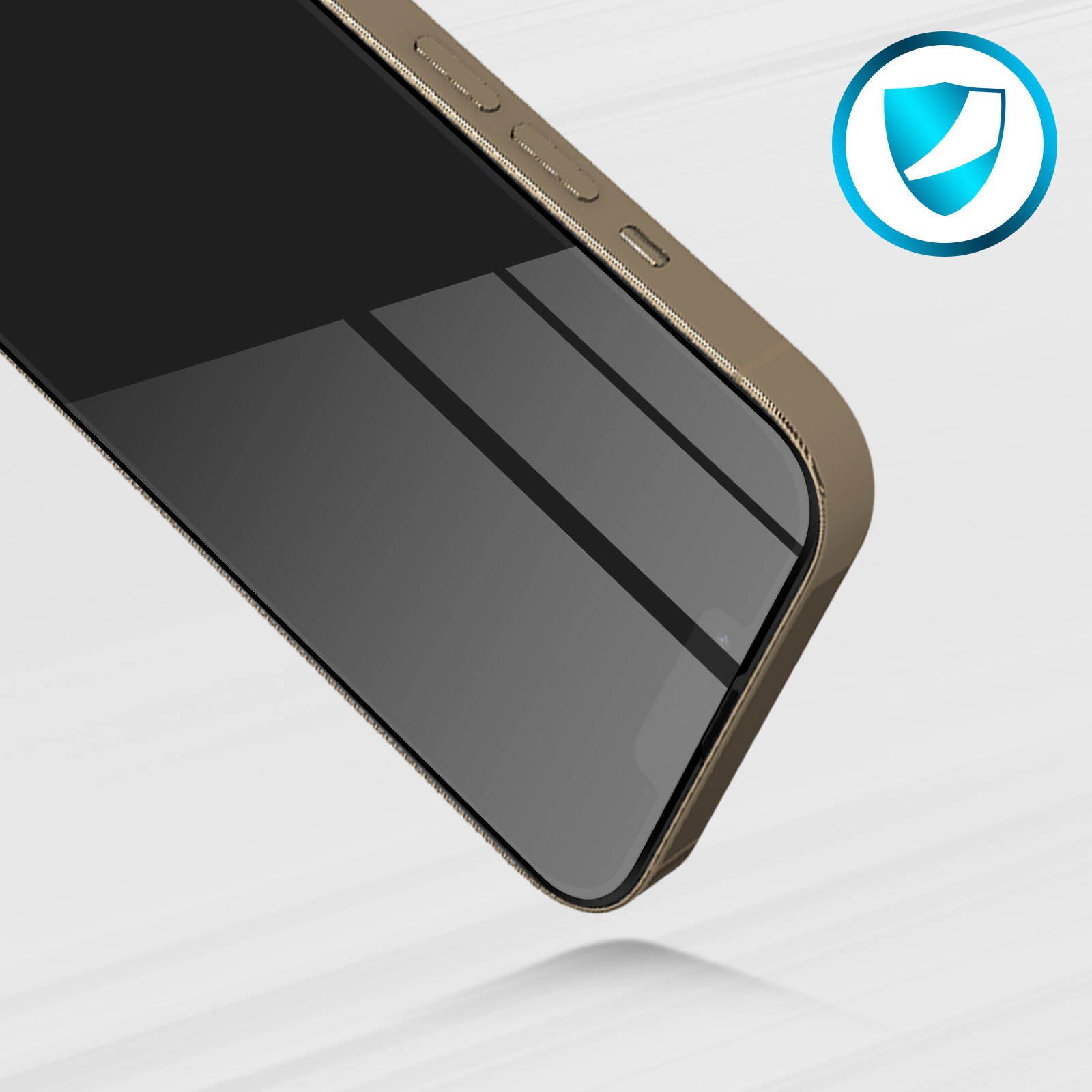 Vetro Temperato Anti-spia per iPhone 13 Pro Max, Protezione Totale Ultra-resistente - Nero Fumé - Italiano