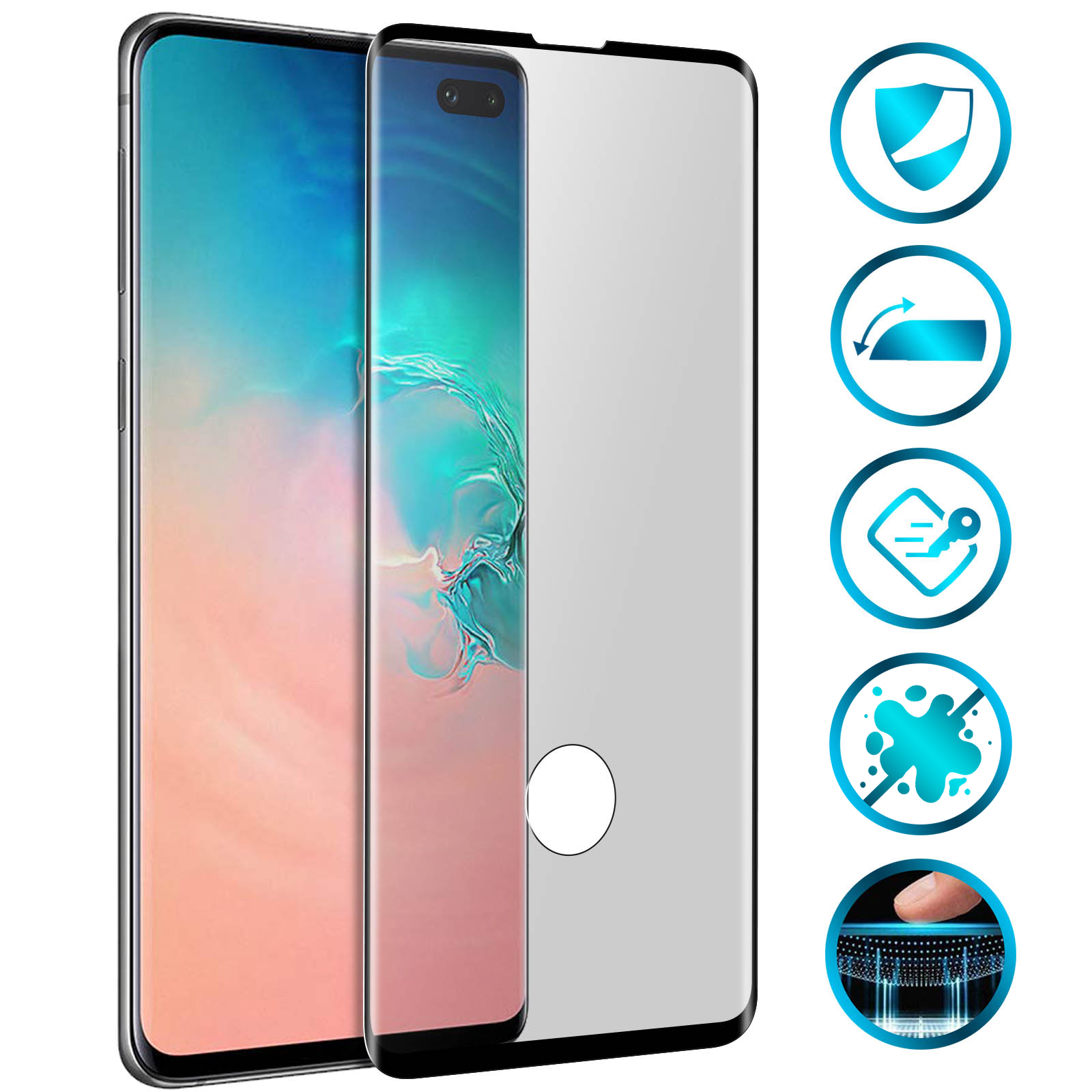 Yhyenl]3 X Vetro Temperato Per Samsung Galaxy S9 E 3 X Protezione Fotocamera Posteriore - Durezza 9H, Hyper Trasparente, Facile Da Installare - Foto 10