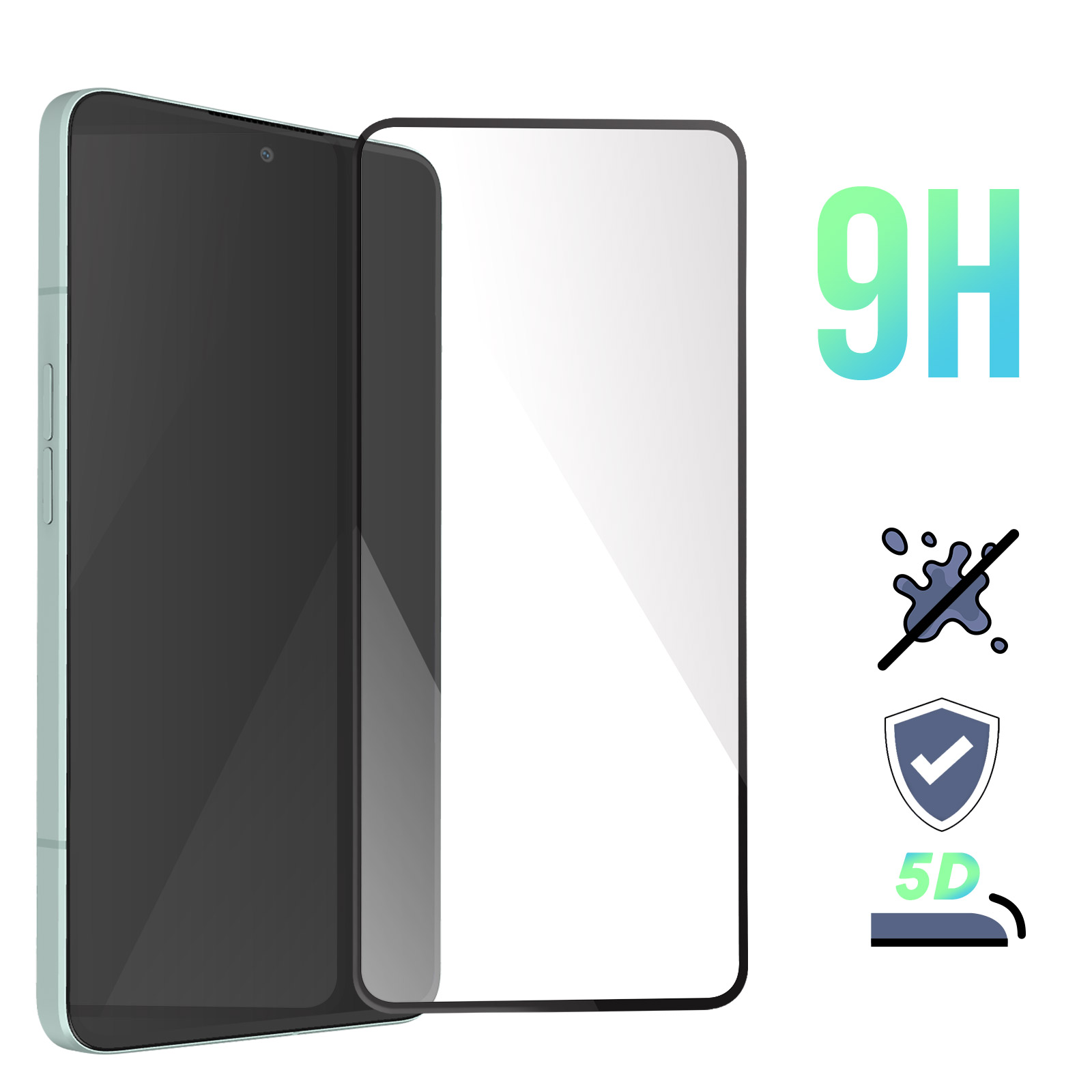3 vetri temperati per OPPO RENO 8 PRO, Pellicola Protettiva Durezza 9H, 0,33mm
