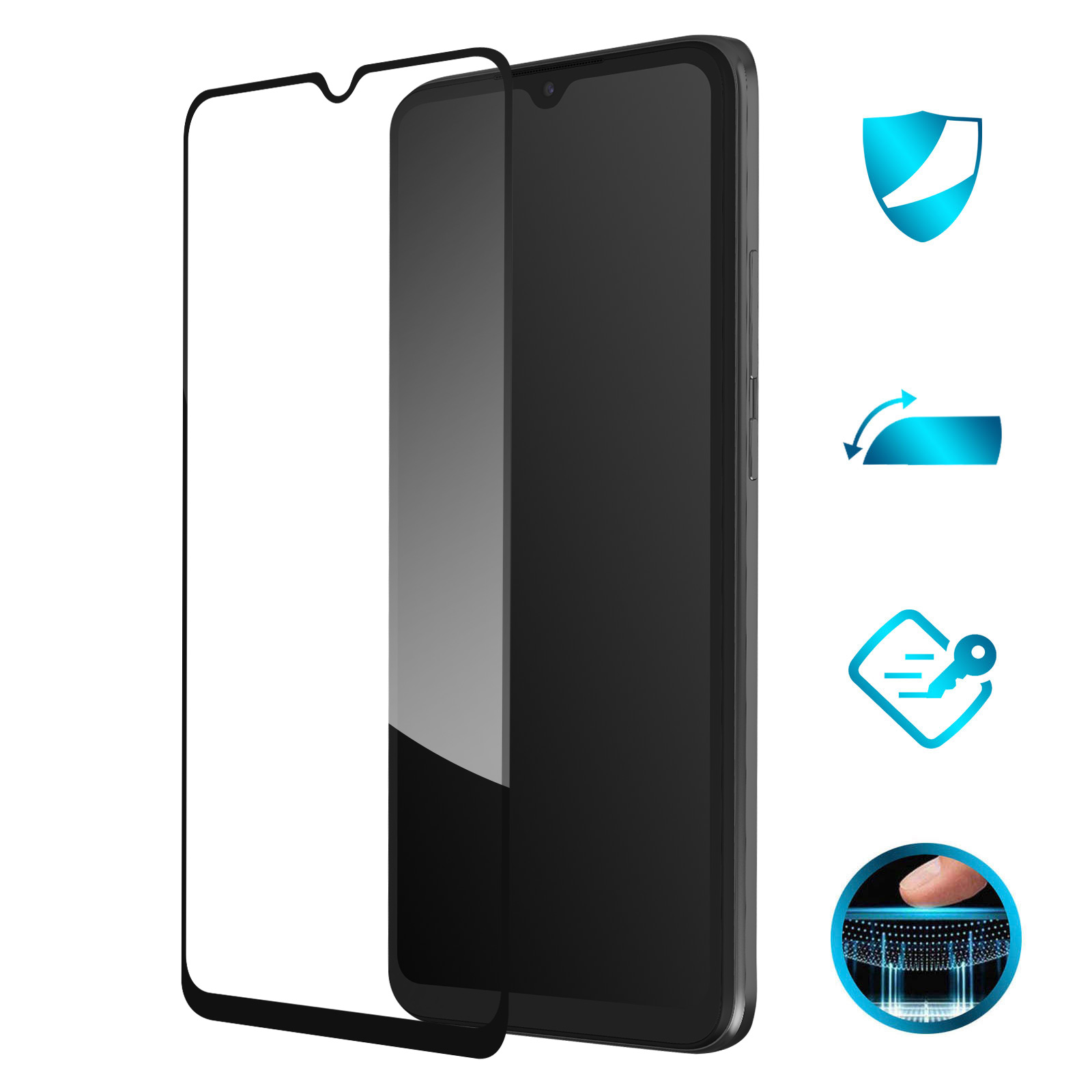 ATISIJIE Glitter Coque Pour Xiaomi Redmi Note 12 Pro,Protection Transparente Pour Femme Fille Vague Mignonne Coque-Or