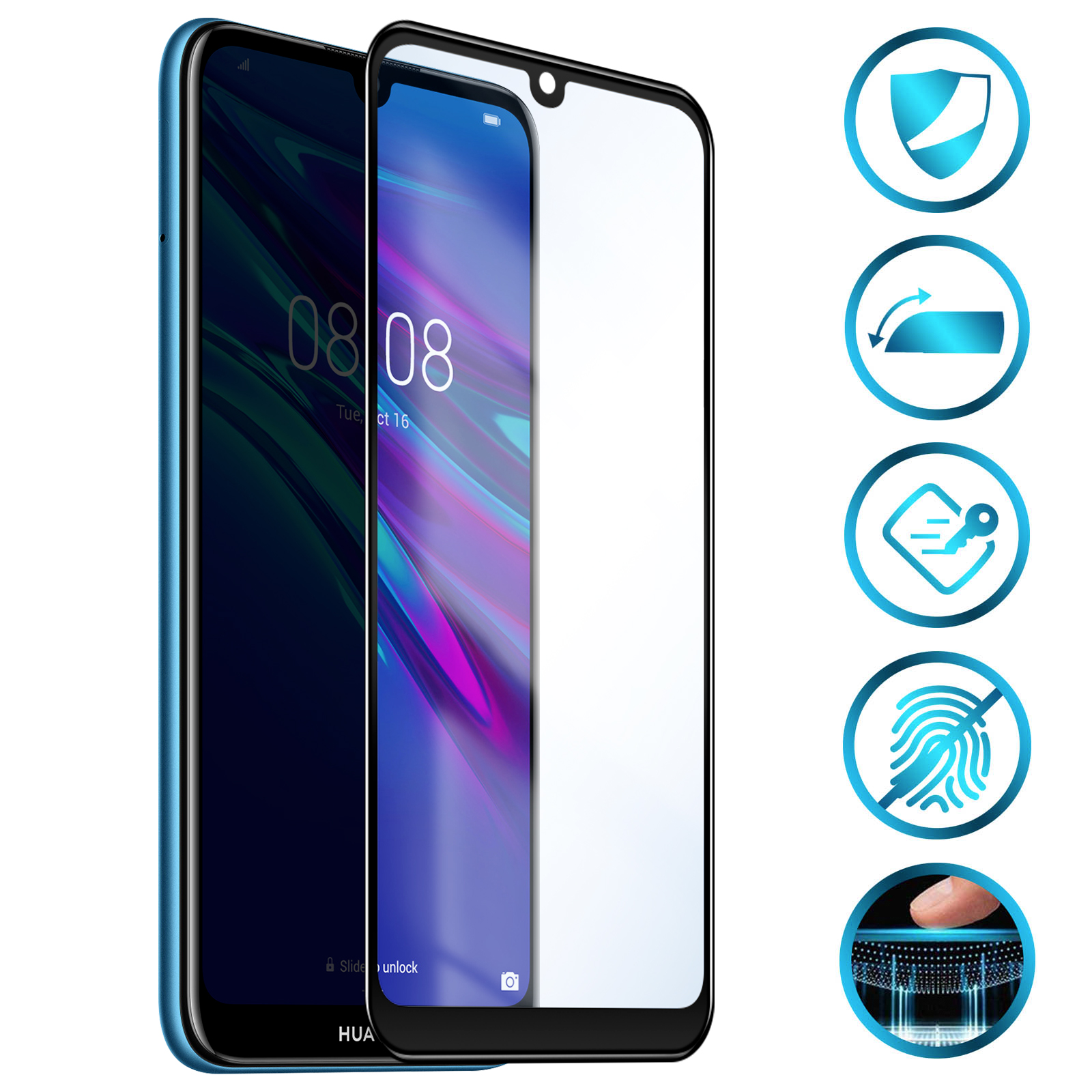 Protection écran Verre Trempé Pour Huawei Y6S - Film Protecteur Transparent