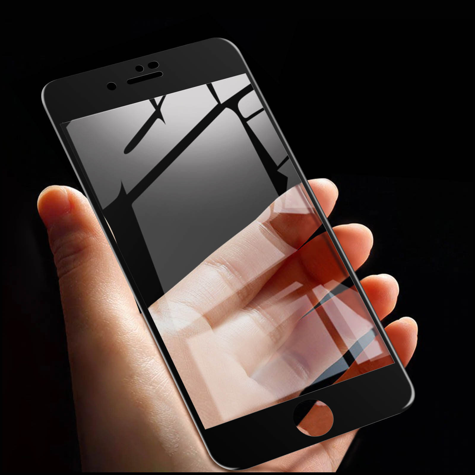 prio Vetro protettivo 3D anti-spia per iPhone 7/8 nero
