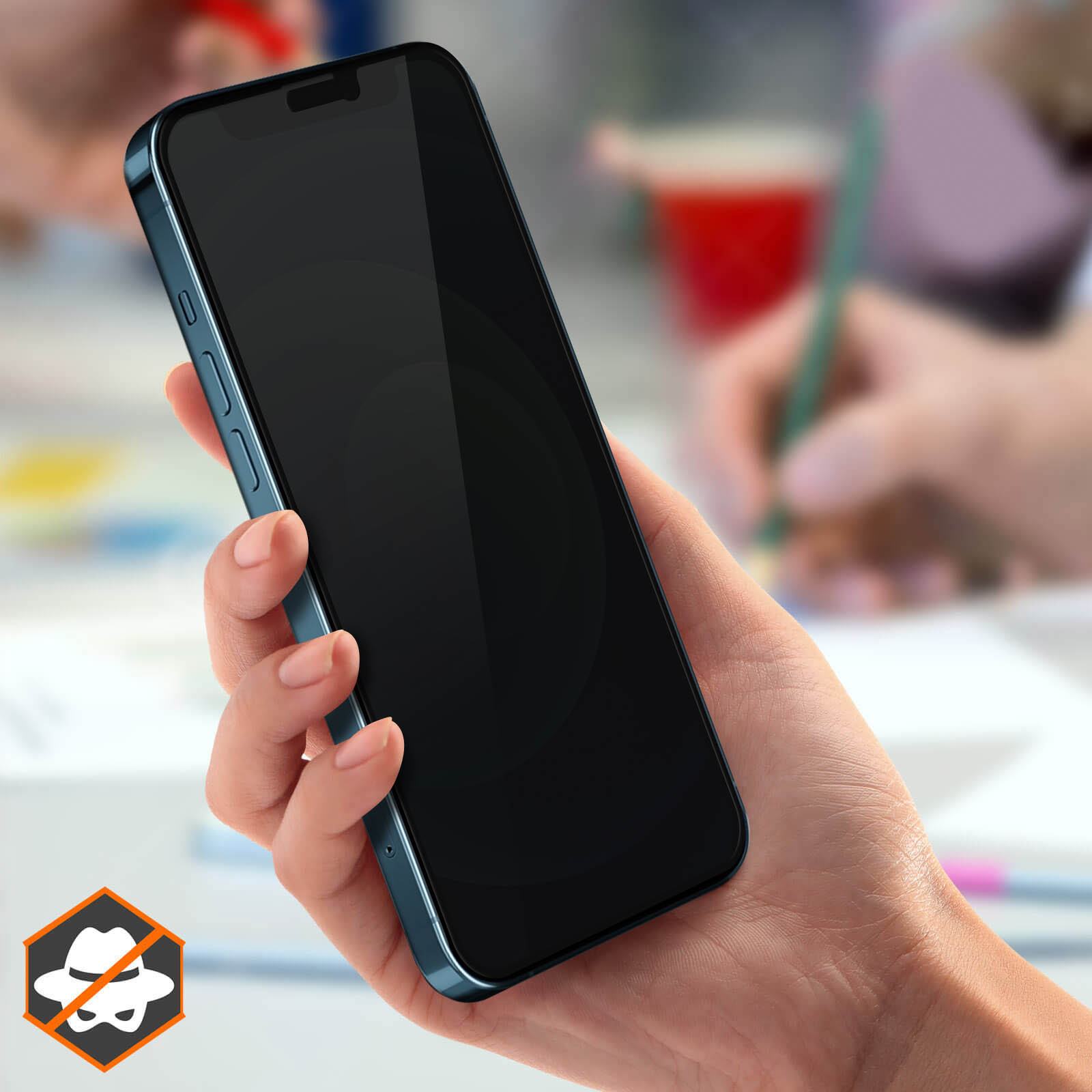 Magglass Pellicola Anti Luce Blu per iPhone 13 Pro Max Vetro Temperato Vetrino Anti Affaticamento della Vista Protezione Schermo Protettivo con Strumento di Installazione Facile