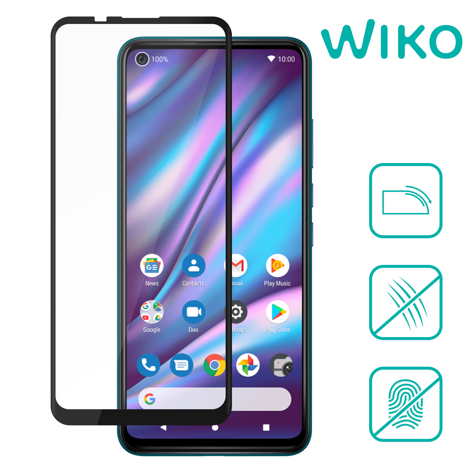 2.5D Tempered Glass Screen Protector For WIKO LENNY 5 - Clear, 9H Hardness, Anti-Bubble