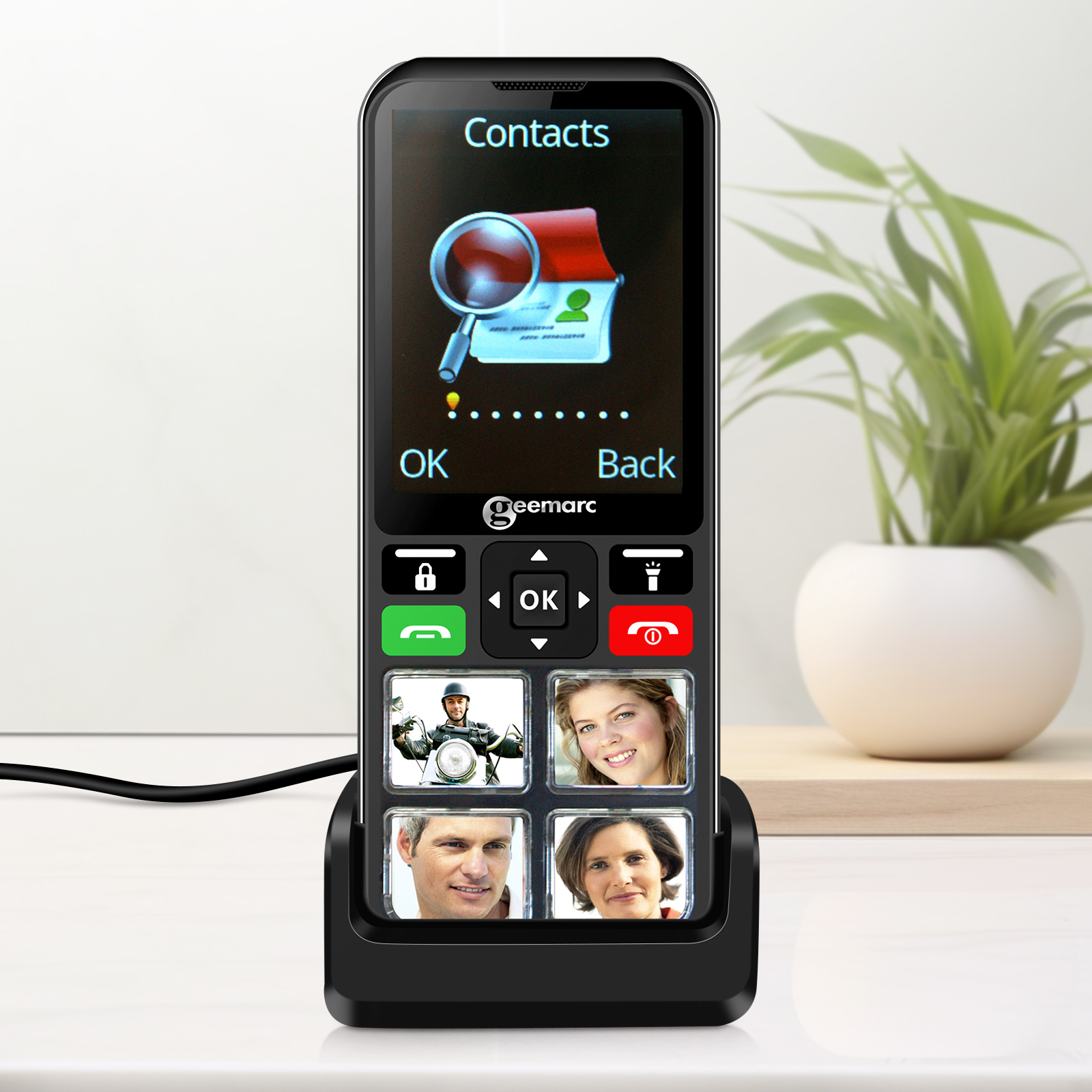 Téléphone Portable Senior Ukuu - Grandes Touches, Double SIM, Bluetooth - Neuf Sous Boîte