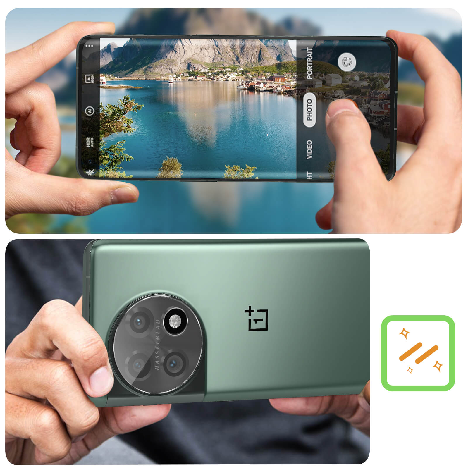 3 Pezzi Pellicola Protettiva Vetro per OnePlus 7T Pro (SOLO