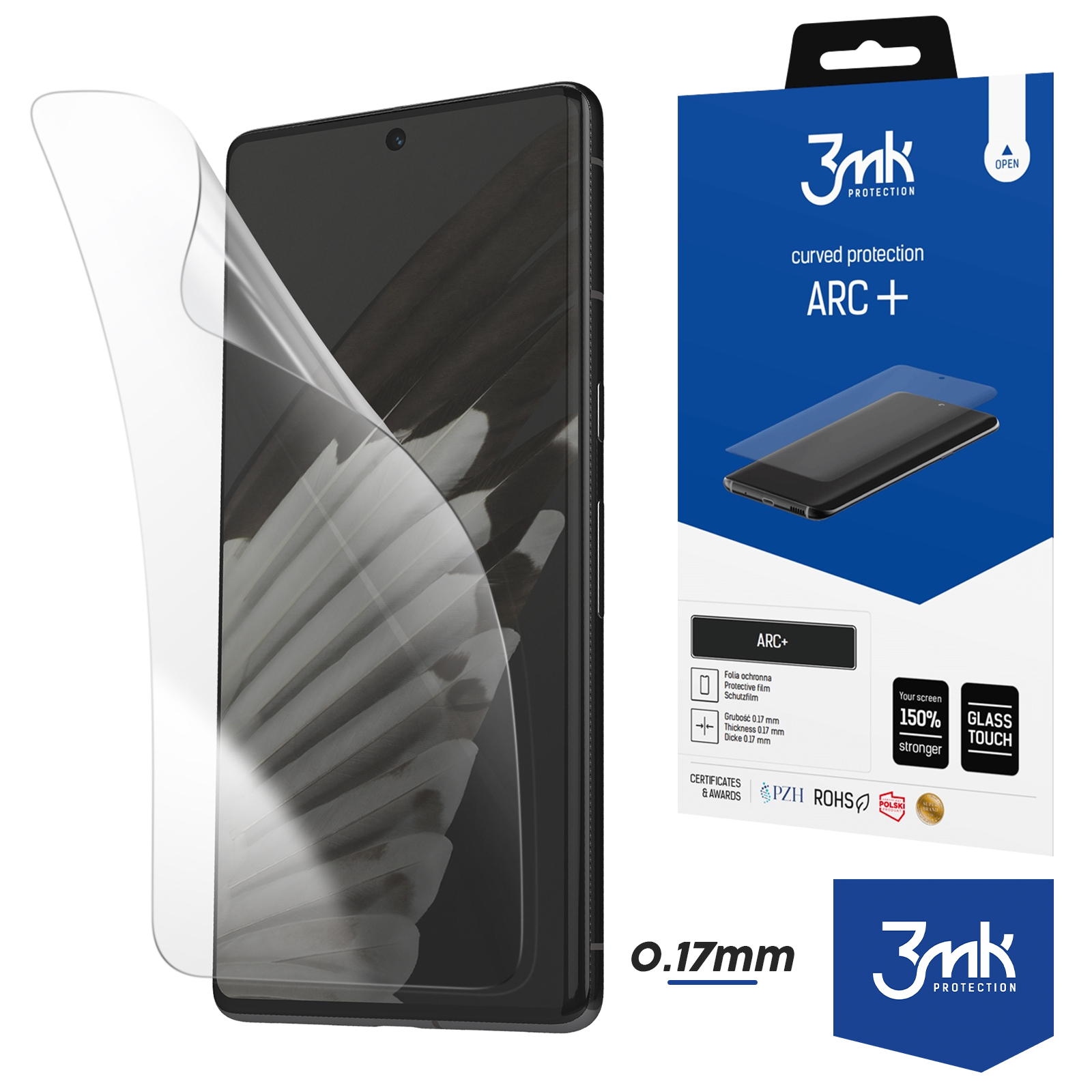 smart engineered 3D Pellicola protettiva per schermo per Google Pixel 7 [2 pezzi Transparente, Case-friendly, Non Vetro Temperato ma Pellicola Protettiva TPU