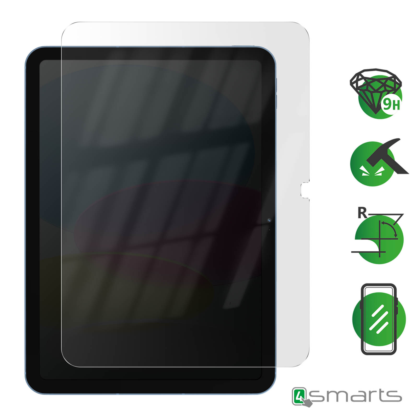 WEOFUN Vetro Temperato Per IPad 9/8/7 (10.2") E IPad Air 3/Pro 10.5 | Pellicola 9H Anti-graffio E Anti-impronte, Facile Da Installare