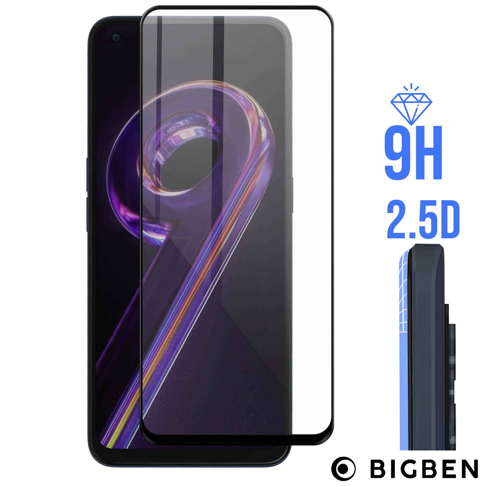 Vetro Temperato Xiaomi Pellicola Vetro Temperato Curvo 9D Per Xiaomi Redmi Note 4X - Protezione Totale, Bordo Nero Cover Realme Note 50