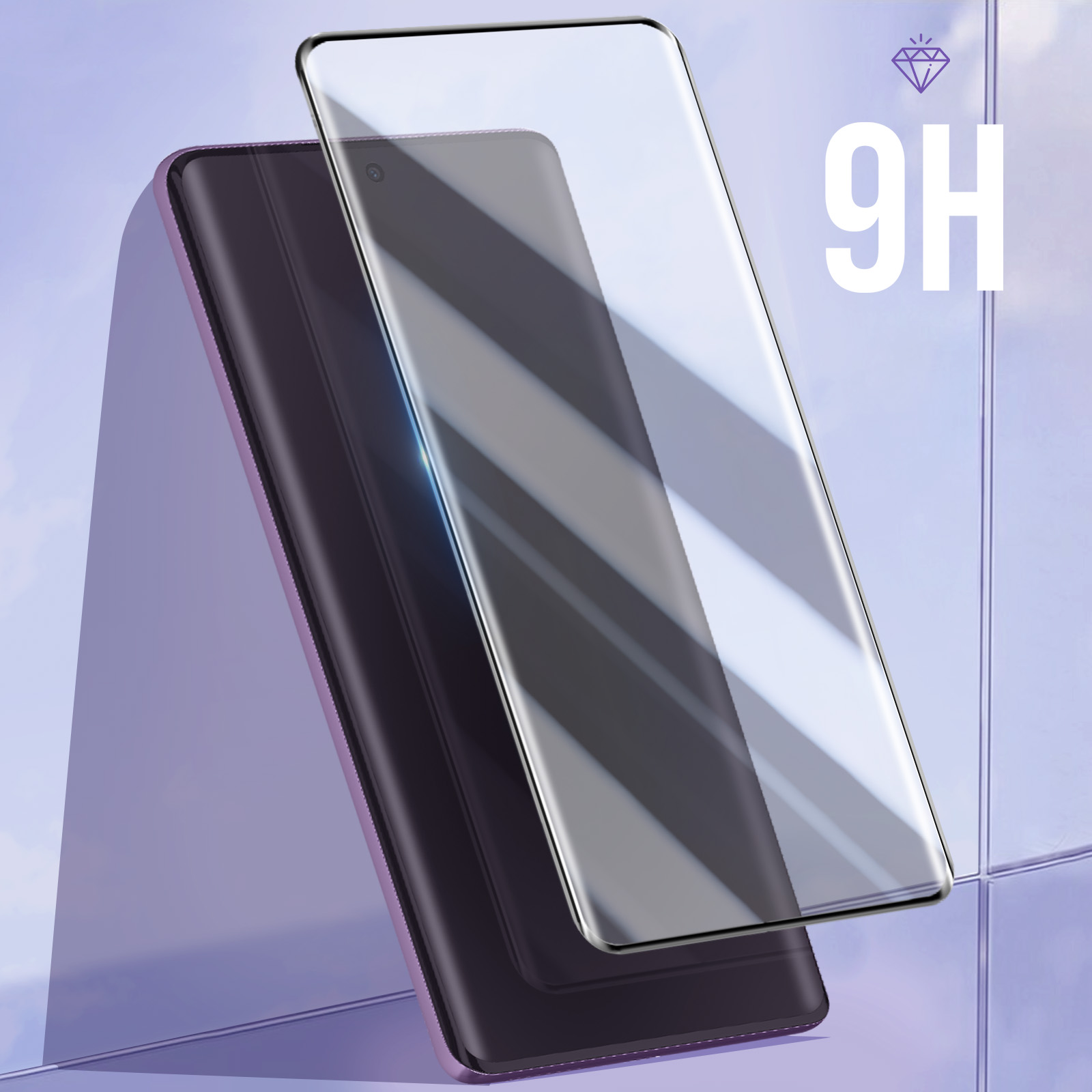 Widrt 3 Pezzi, Vetro Temperato per Oppo Reno 6 5G, Pellicola Prottetiva Anti Graffio, Anti-Impronte, Senza Bolle, Durezza 9H, Ultra Trasparente, Ultra Resistente, Pellicola proteggi schermo