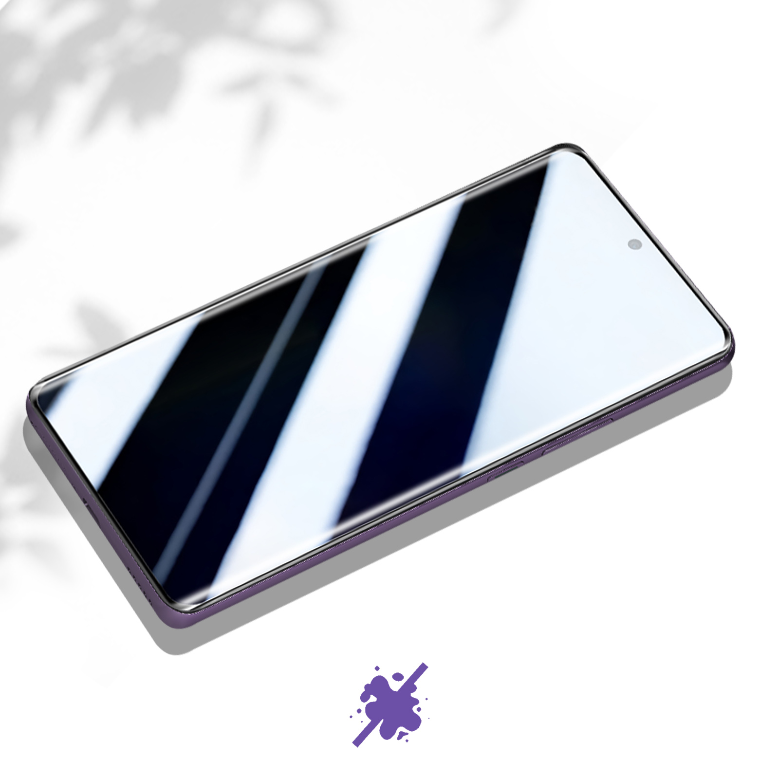 Coiwxmoi Vetro Temperato 2 Pezzi Per Oppo Reno 6 5G | Durezza 9H, Anti-Impronte, 4K Ultra HD