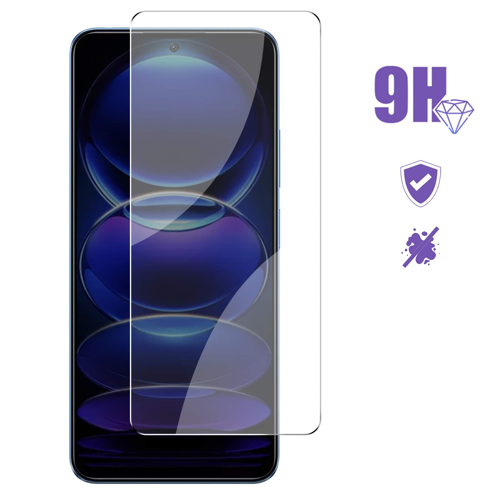 FULL-COVER POUR XIAOMI Redmi Note 13 Pro+ 5G Protection Ecran Film