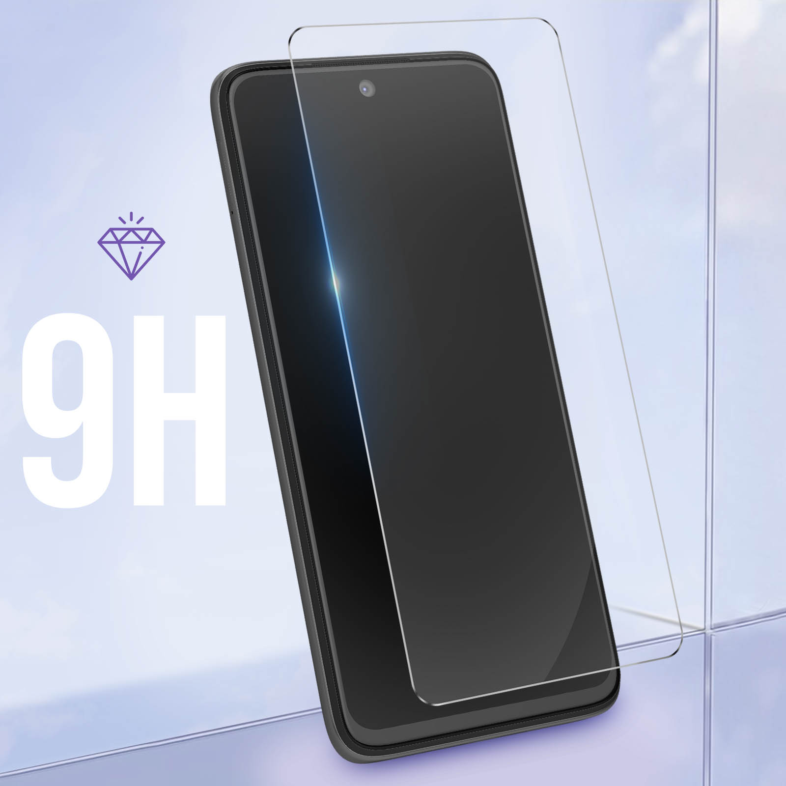 2 pezzi di vetro temperato per Xiaomi Redmi Note 10 Pro 9 8T