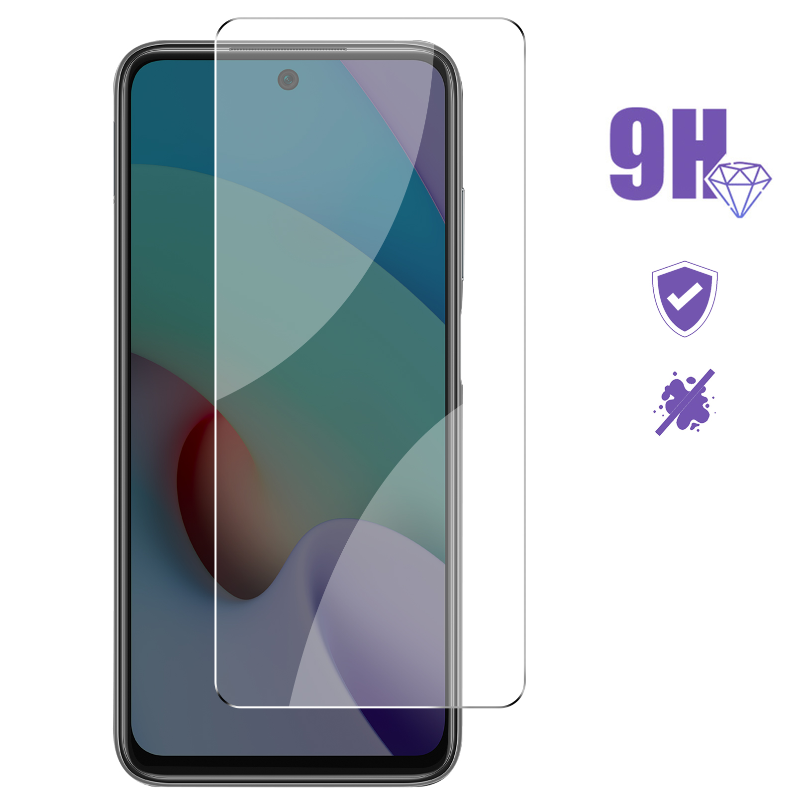 Verre Trempé Transparent Pour Xiaomi Redmi Note 9 / Redmi 10X 4G - Neuf