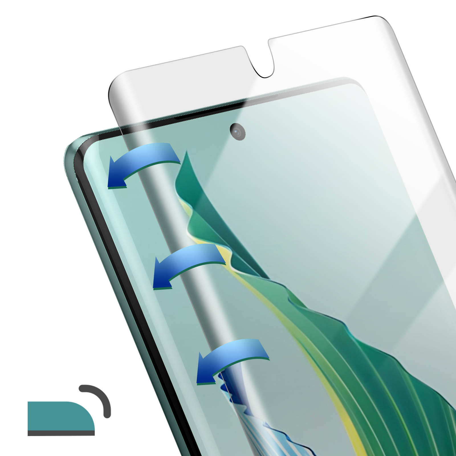Protector De Pantalla Antiespías Para Honor Magic V5 - TPU Flexible, Autoreparante, Anti-huellas