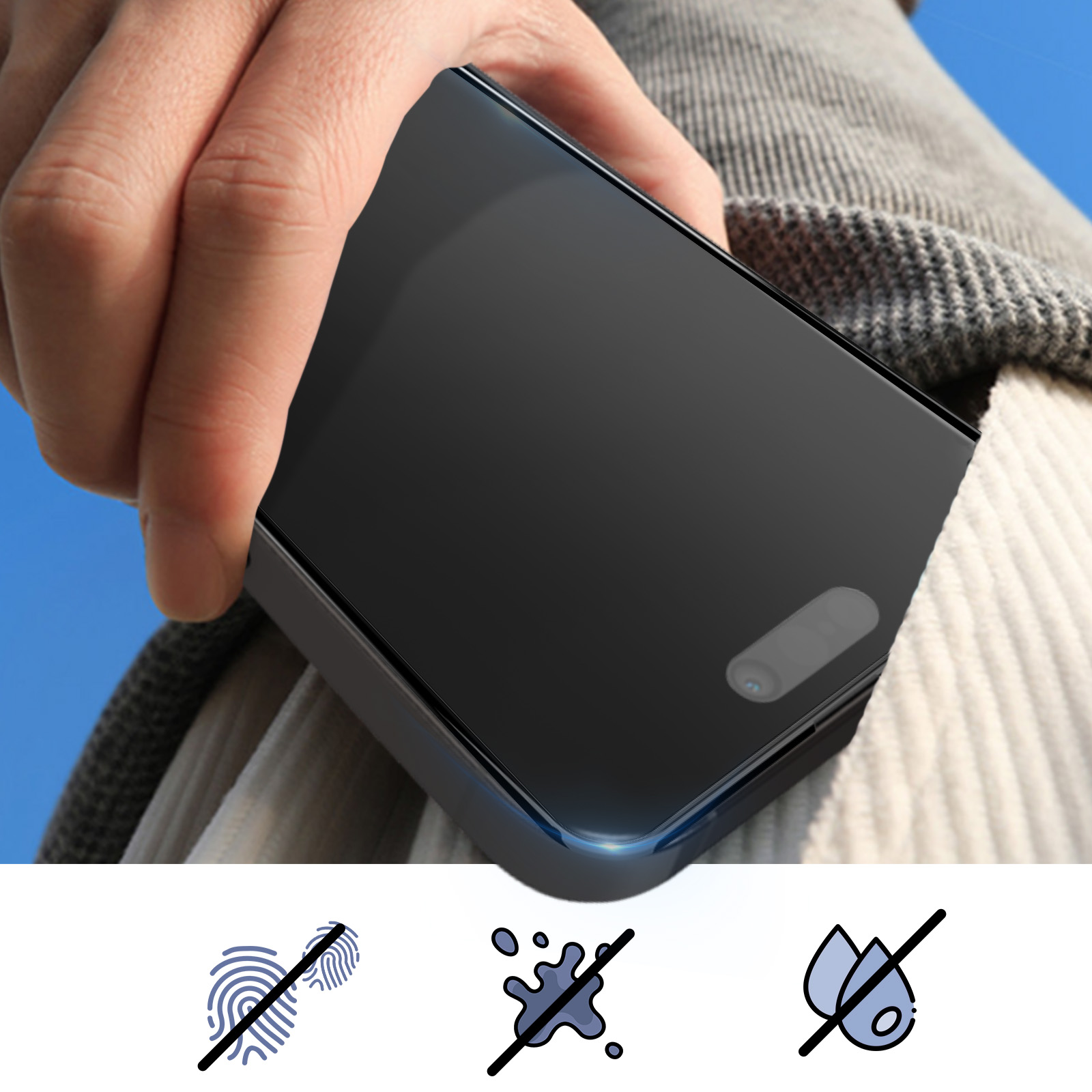 Stock 25x Vetro Temperato iPhone 15: Durezza 9H e Anti-Graffio Professionale