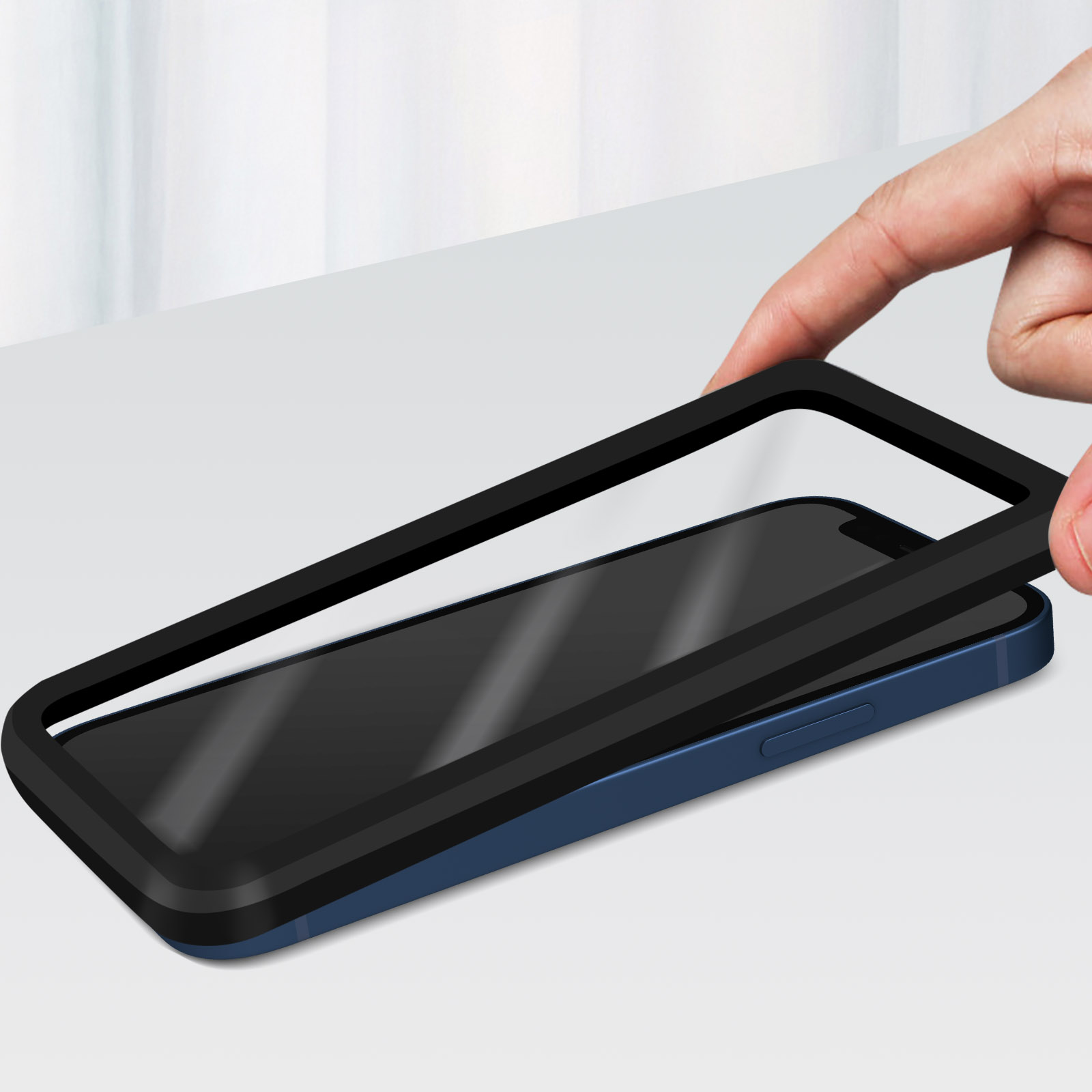 JTI 2 protezioni per lo schermo di iPhone 12 Mini - vetro JTI 2 protezioni per lo schermo di iPhone 12 Mini - vetro