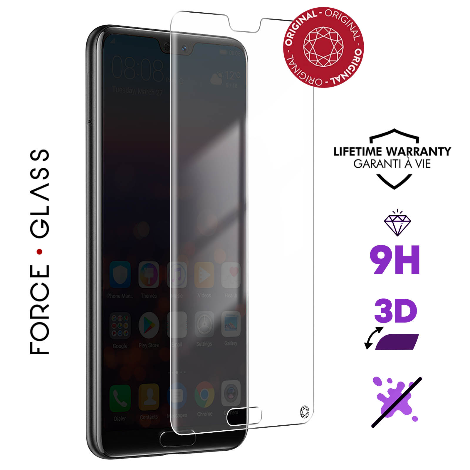 Écouteur Interne (haut-parleur) De Remplacement Pour Huawei P20 Lite - Compatible Aussi Samsung, Universel