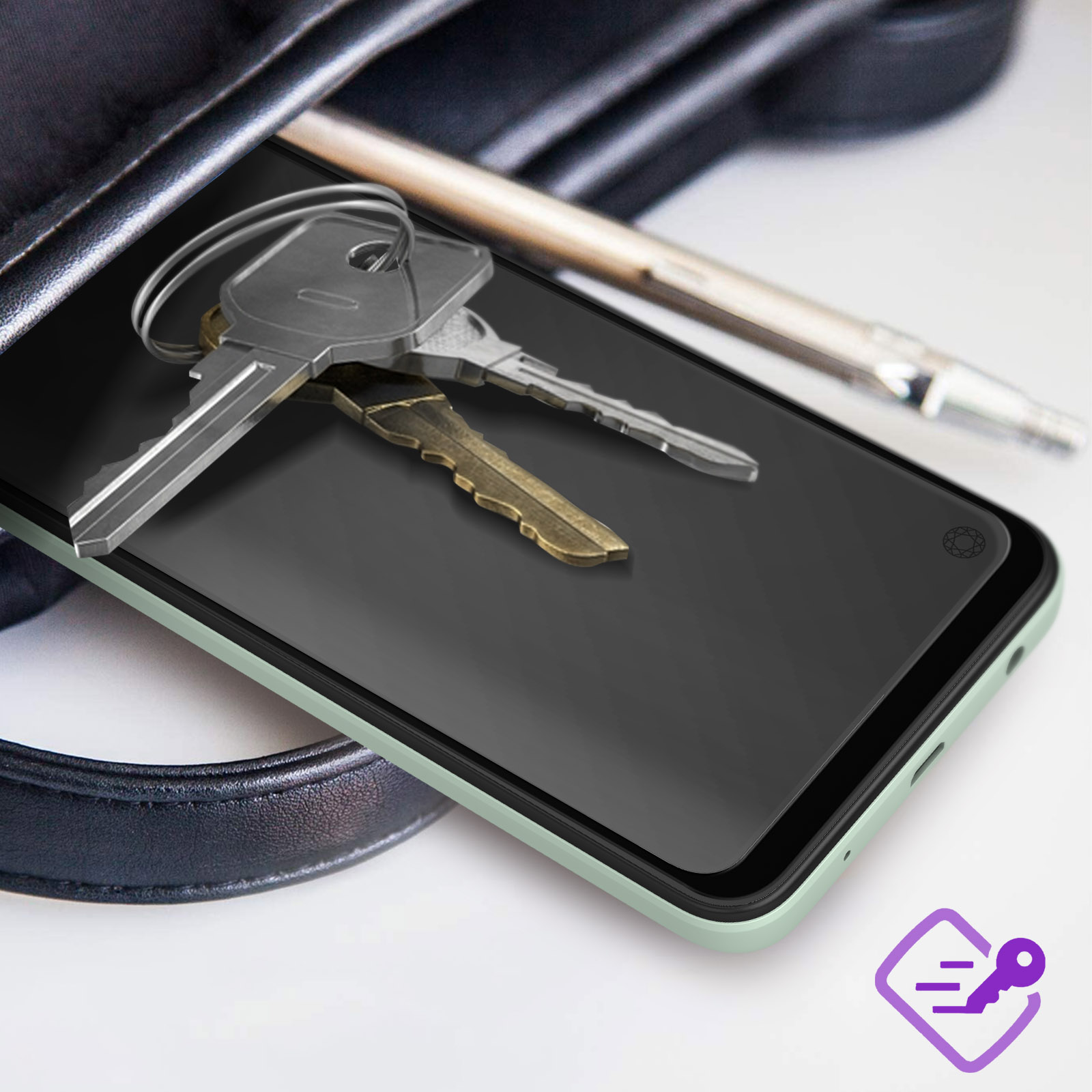 Brotect Pellicola In Vetro AirGlass Opaca Per Xiaomi Mi A2 - Anti-Riflesso, Durezza 9H, Made In Germany, Anti-Impronta - 2
