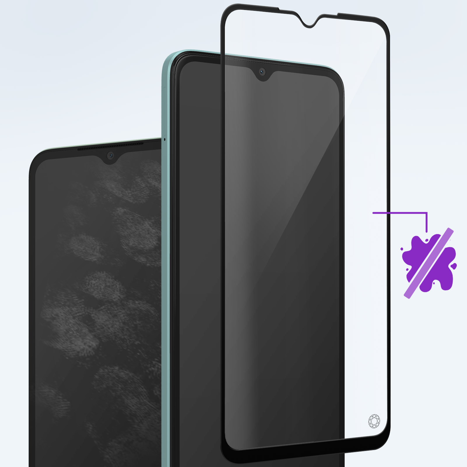 BROTECT AirGlass Vetro Opaco (1 Pezzo/i, Xiaomi Redmi A2