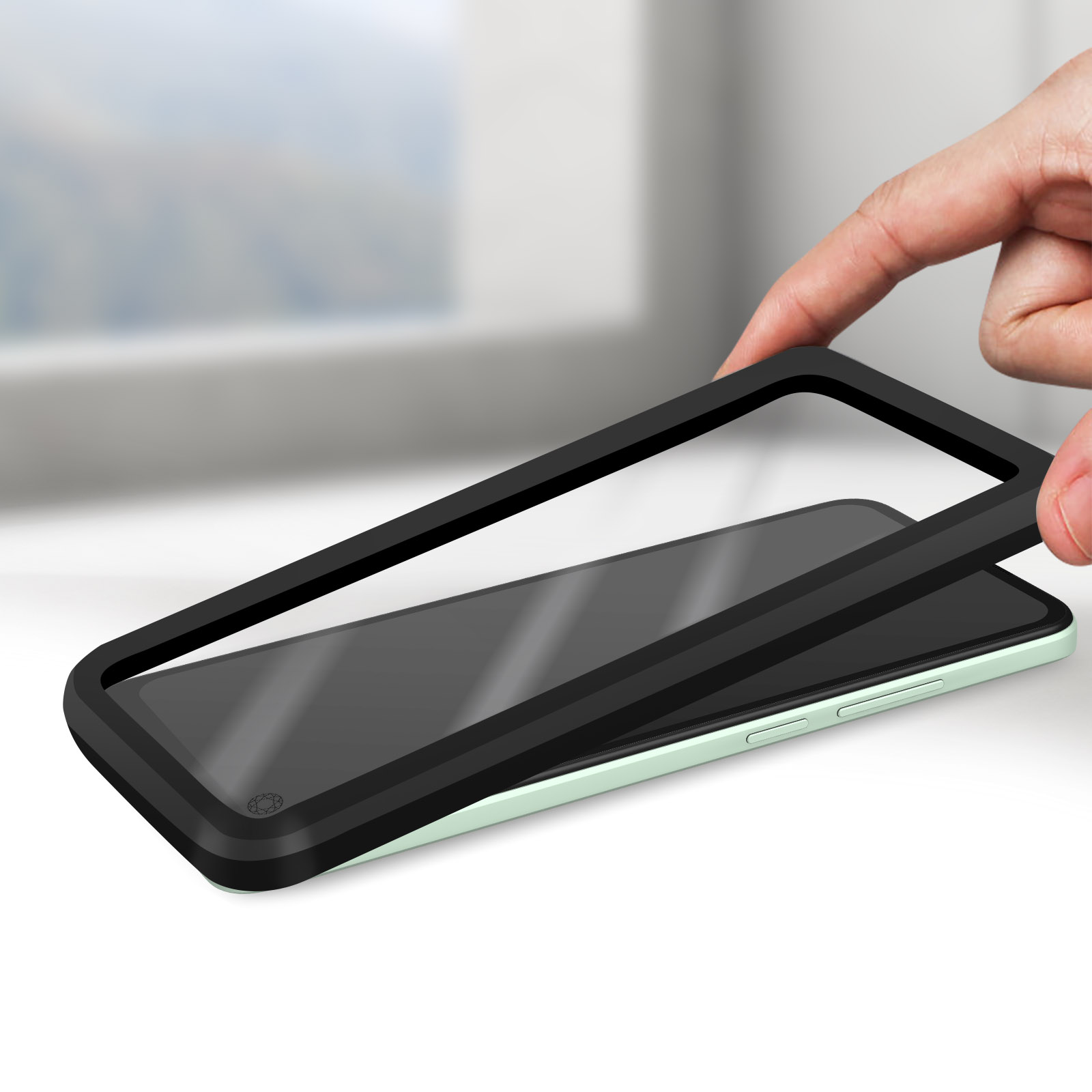 Brotect Pellicola In Vetro AirGlass Opaca Per Xiaomi Mi A2 - Anti-Riflesso, Durezza 9H, Made In Germany, Anti-Impronta - 3