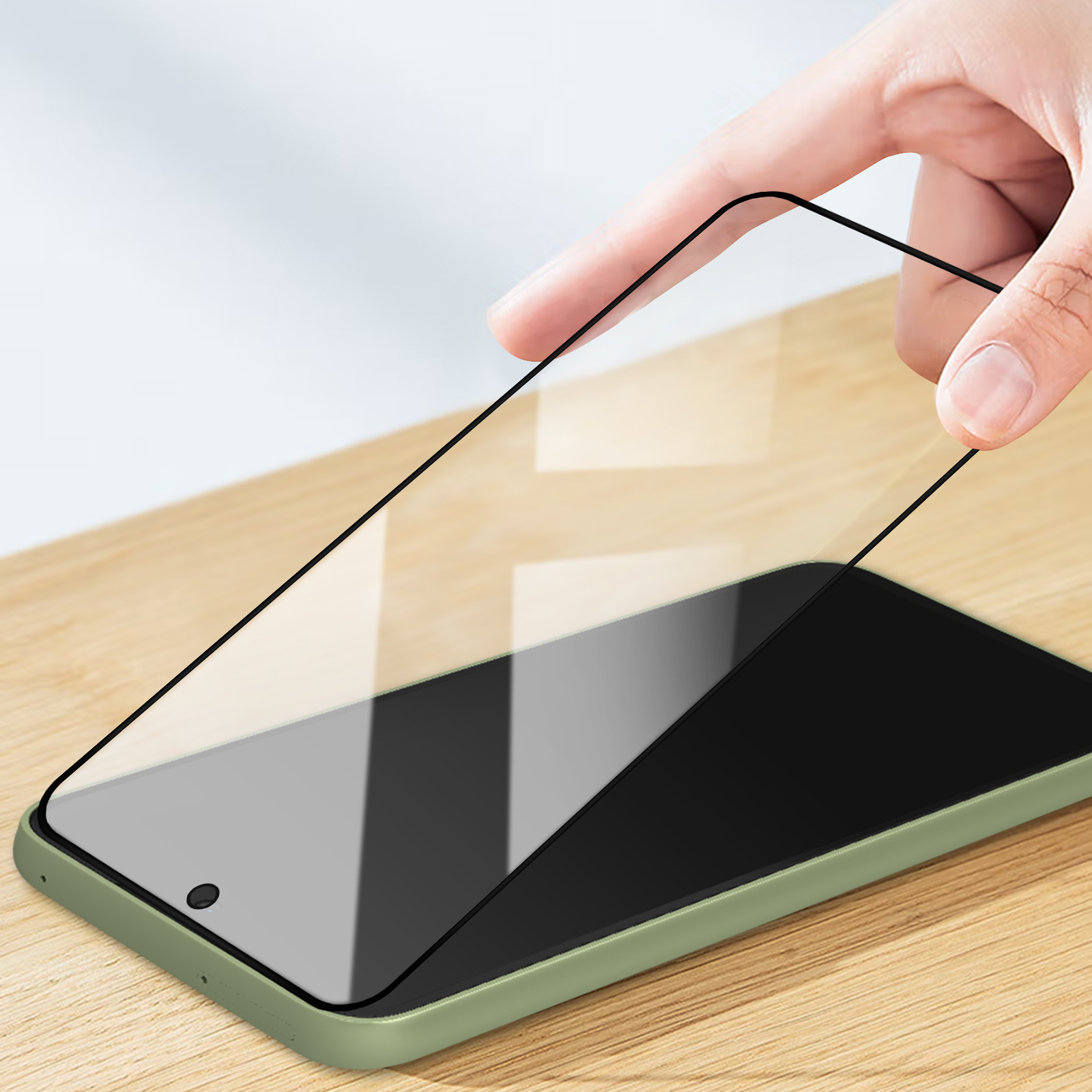 TingYR 2x Vetro Temperato Per Oppo A54 | Durezza 9H Anti-graffio | Pellicola Trasparente Nessuna Bolla | Nero