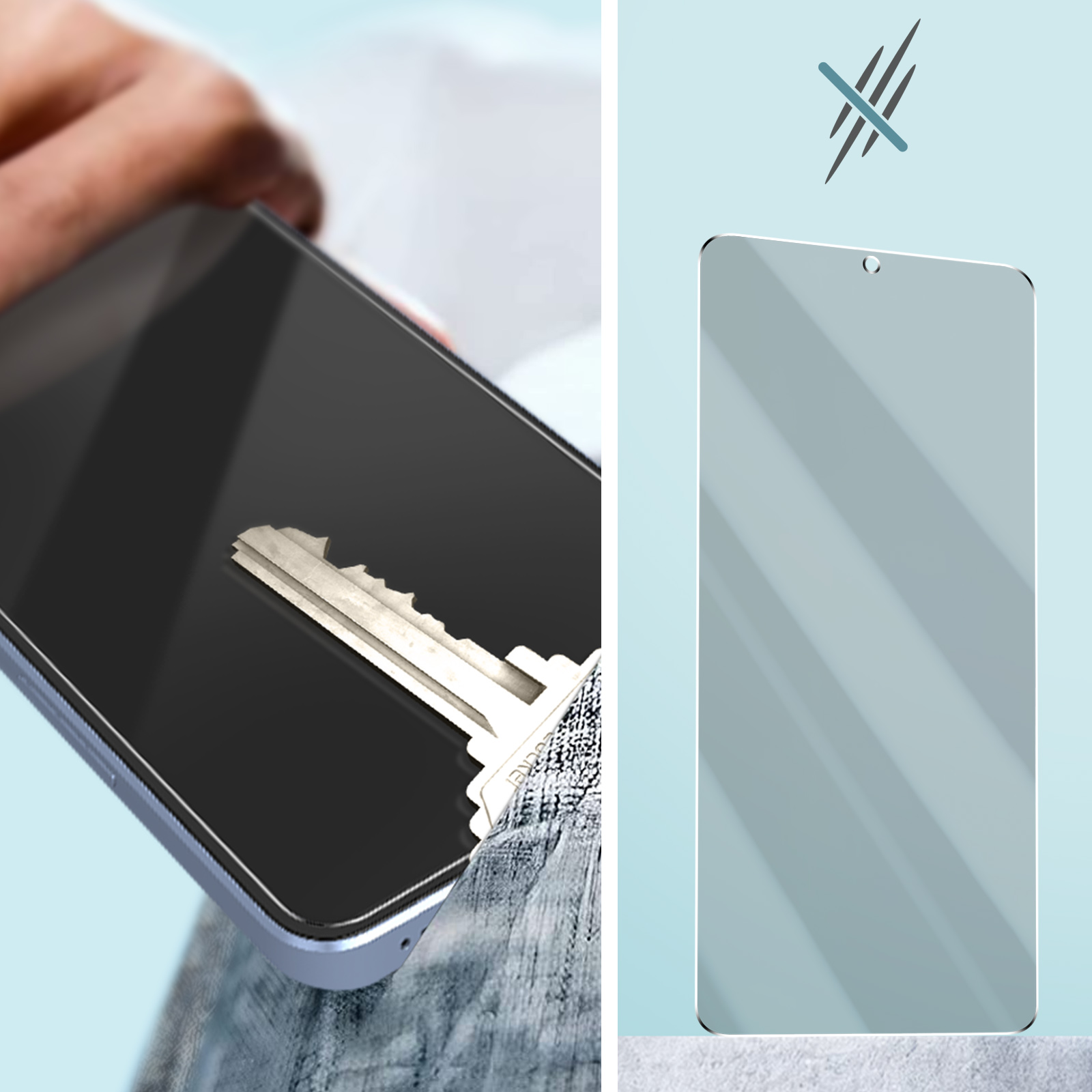 Privacy Glas-Bildschirmfolie für Xiaomi 13T 13T Pro, 9H