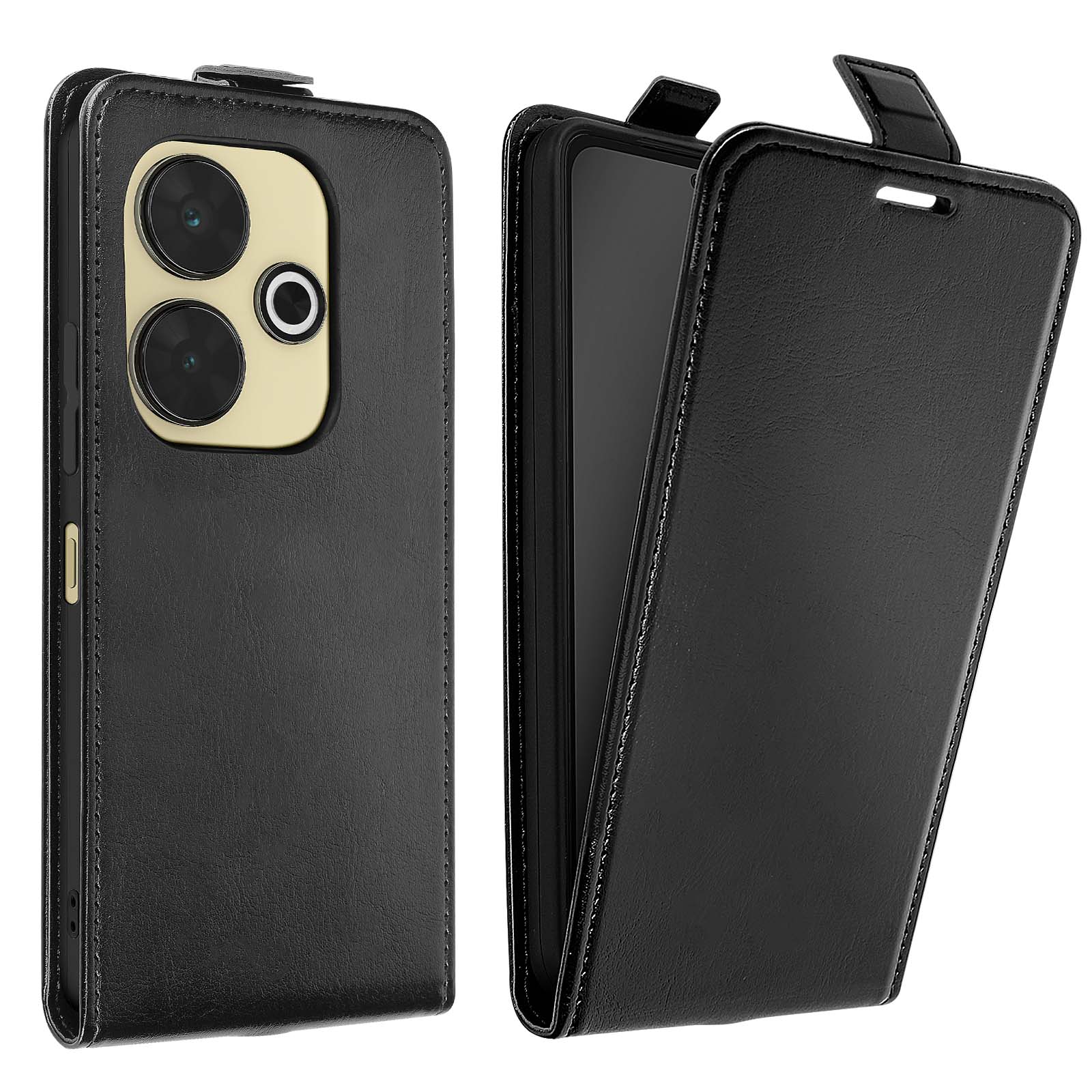 Coque Livre Flip Pour Xiaomi Redmi 13C - Noir, TPU, Style Clapet, Neuf Sous Blister