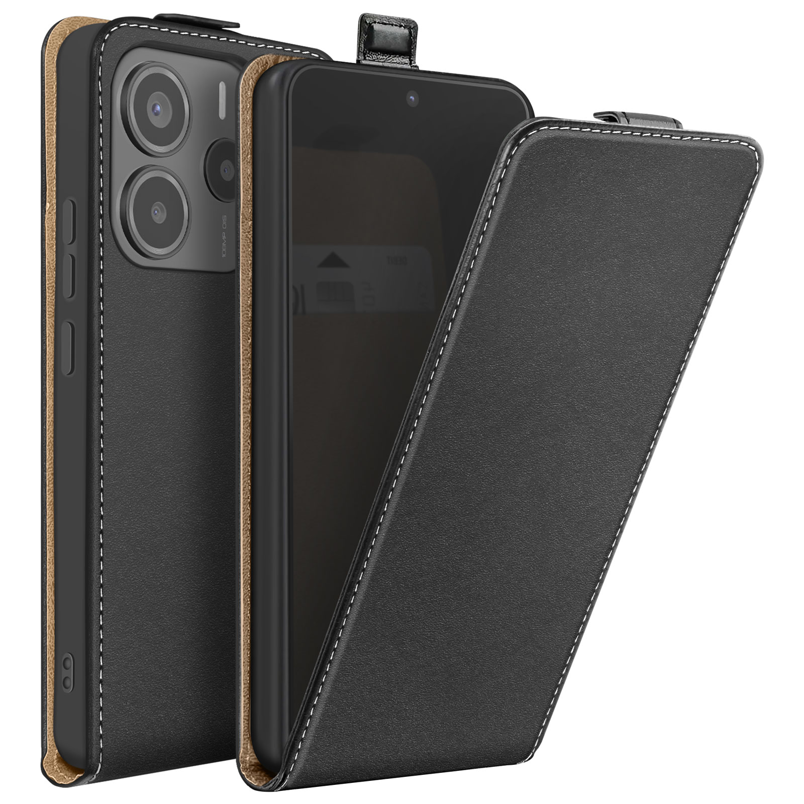 Betterfon Custodia A Portafoglio Per Xiaomi Redmi Note 14 5G - Antiurto, Con Tasca, Protezione Totale