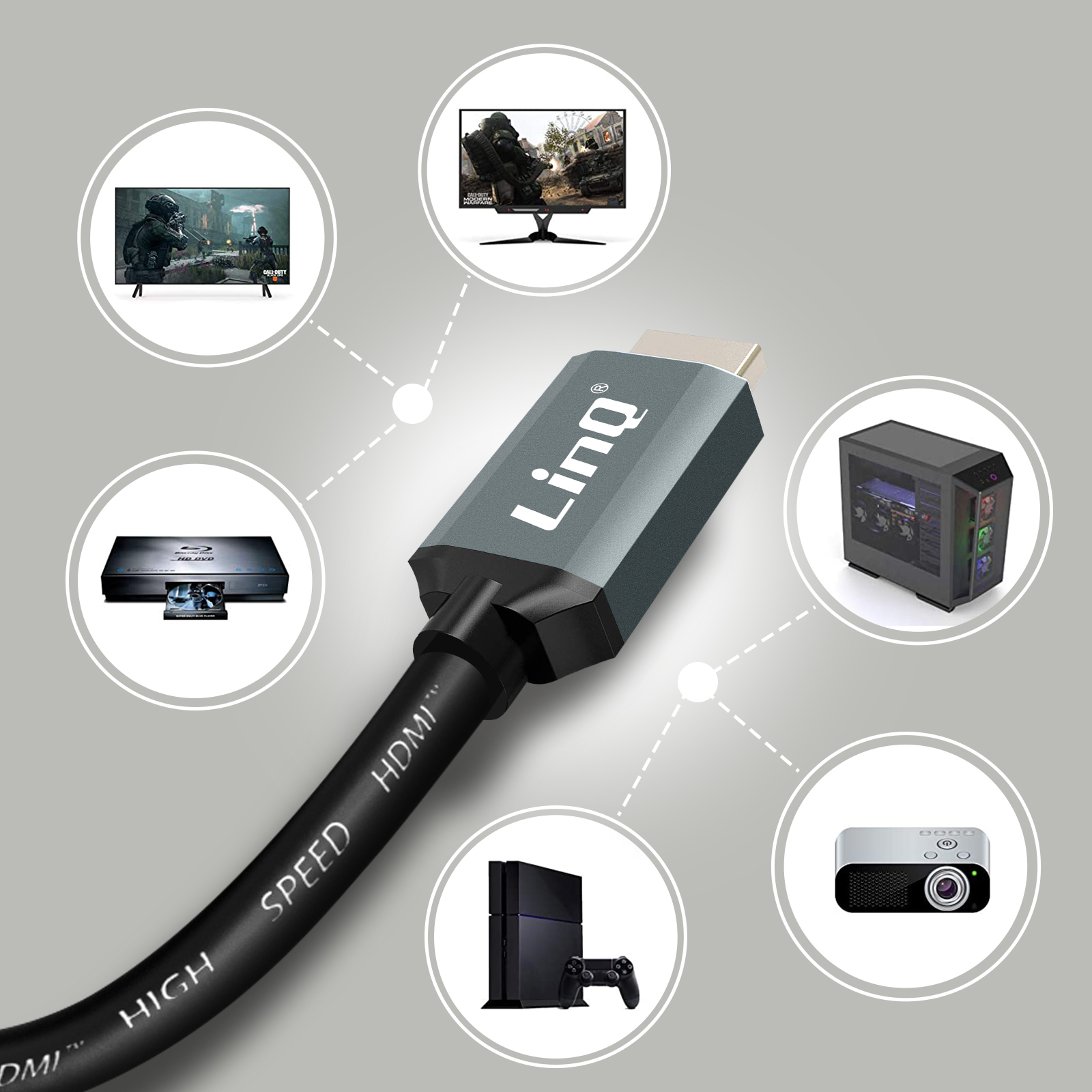 Cavo HDMI 2.0 Ad Alta Velocità - 3m - Supporta Ethernet, 3D, Video 4K E - Foto 3