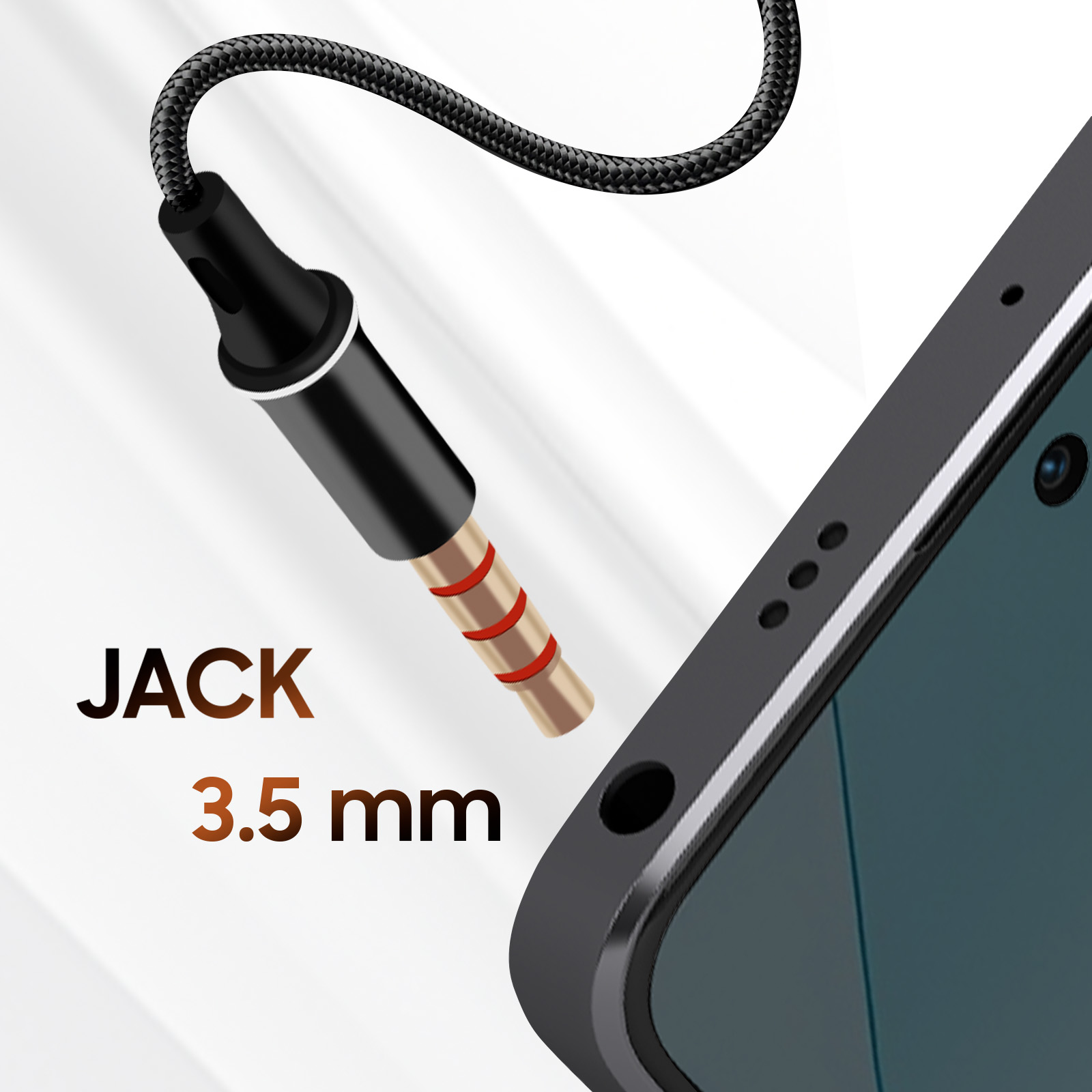 Auricolari Cablati In-Ear Con Microfono E Riduzione Del Rumore – Diaframma In Fibra Di Carbonio, Jack 3.5mm, Design Ergonomico Per Sport E PC – Colori Luminosi